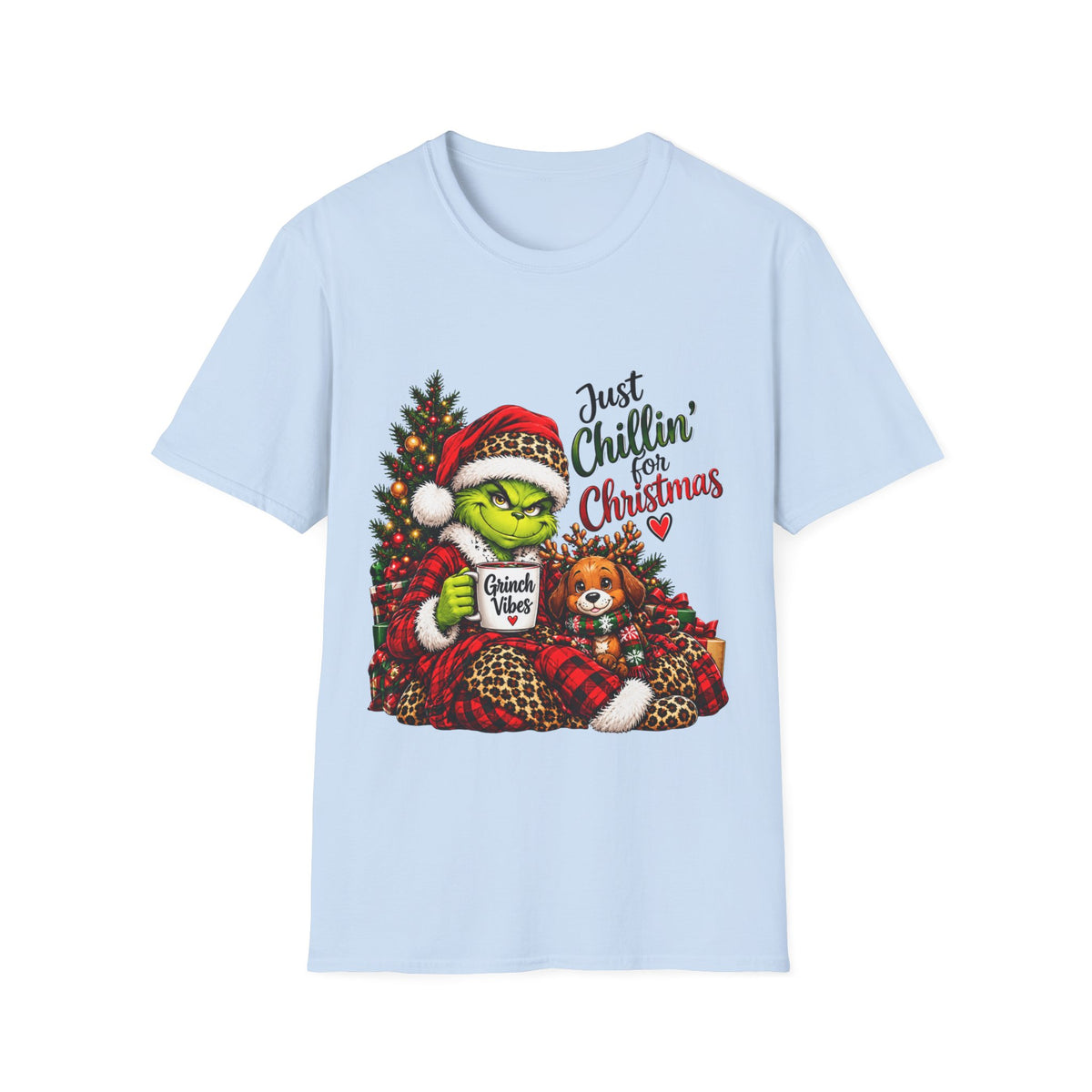 Just Chillin’ Christmas Grinch T-Shirt