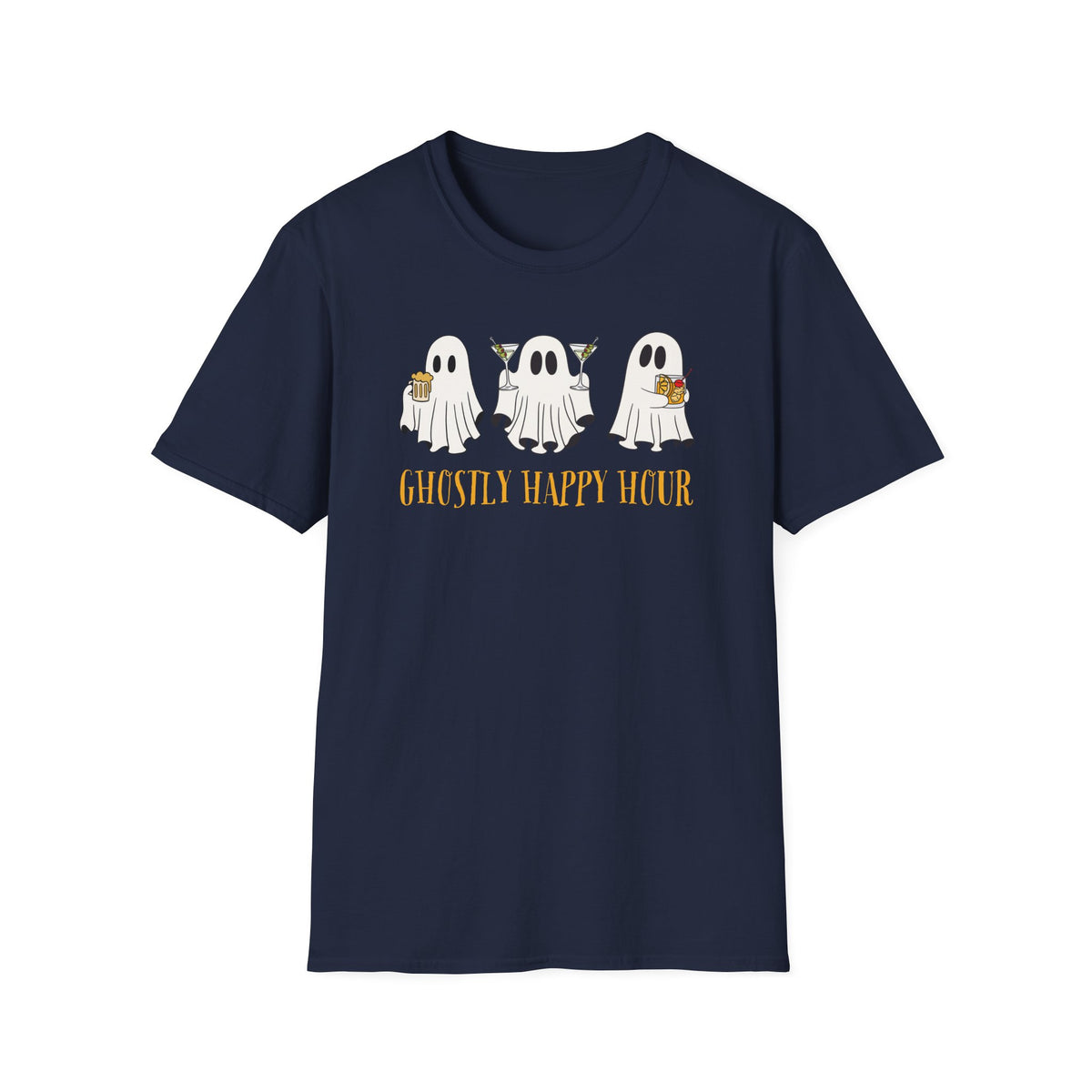 T-Shirt — Ghostly Happy Hour Graphic Tee