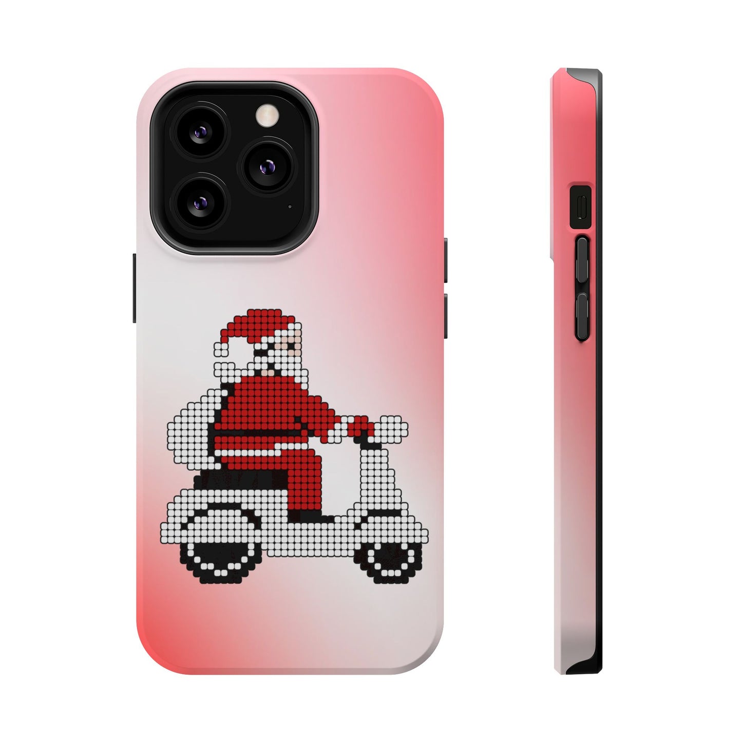 Sleighin' It: Santa's Motorcycle Journey Phone Case