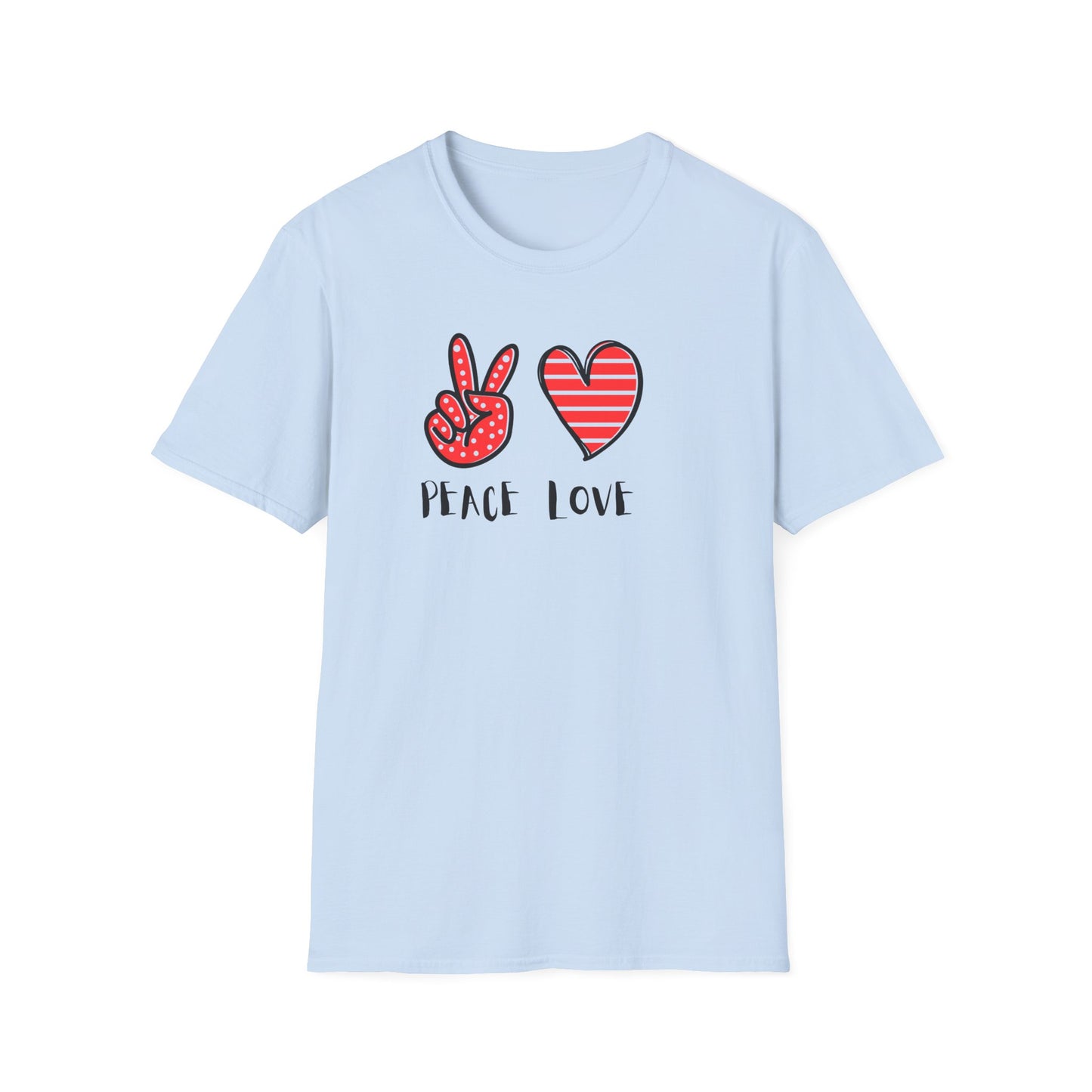 Peace and Love Graphic Unisex T-Shirt