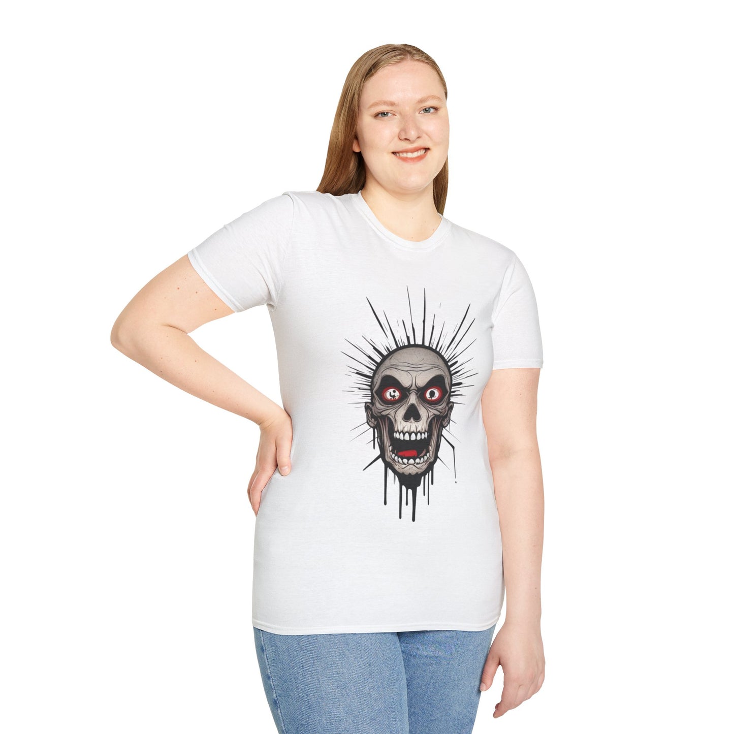 Screaming Skull Graphic Unisex Tee