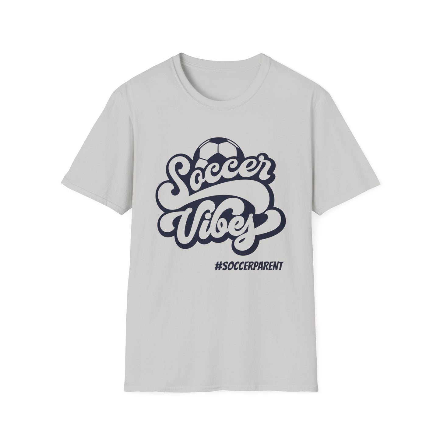 Soccer Vibes Unisex Softstyle T-Shirt for Soccer Parents