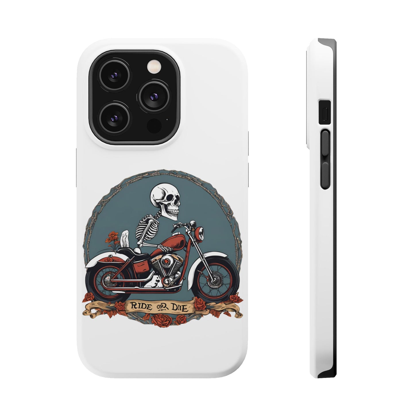 Ride or Die: Skeleton iPhone Case