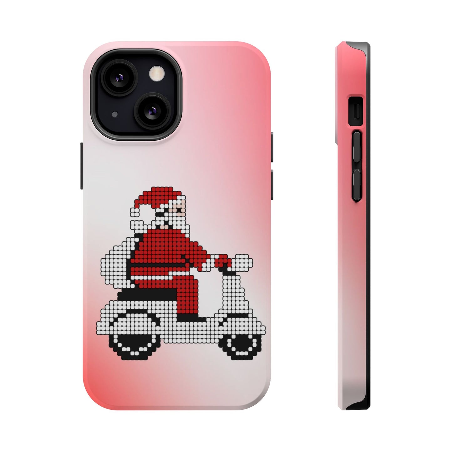 Sleighin' It: Santa's Motorcycle Journey Phone Case