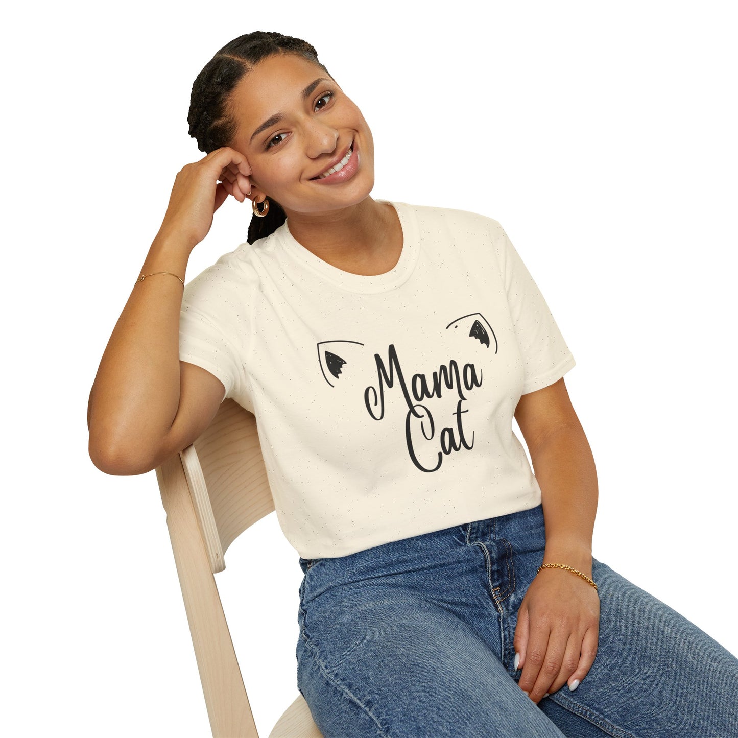 Purrfect Mama Cat Graphic T-Shirt