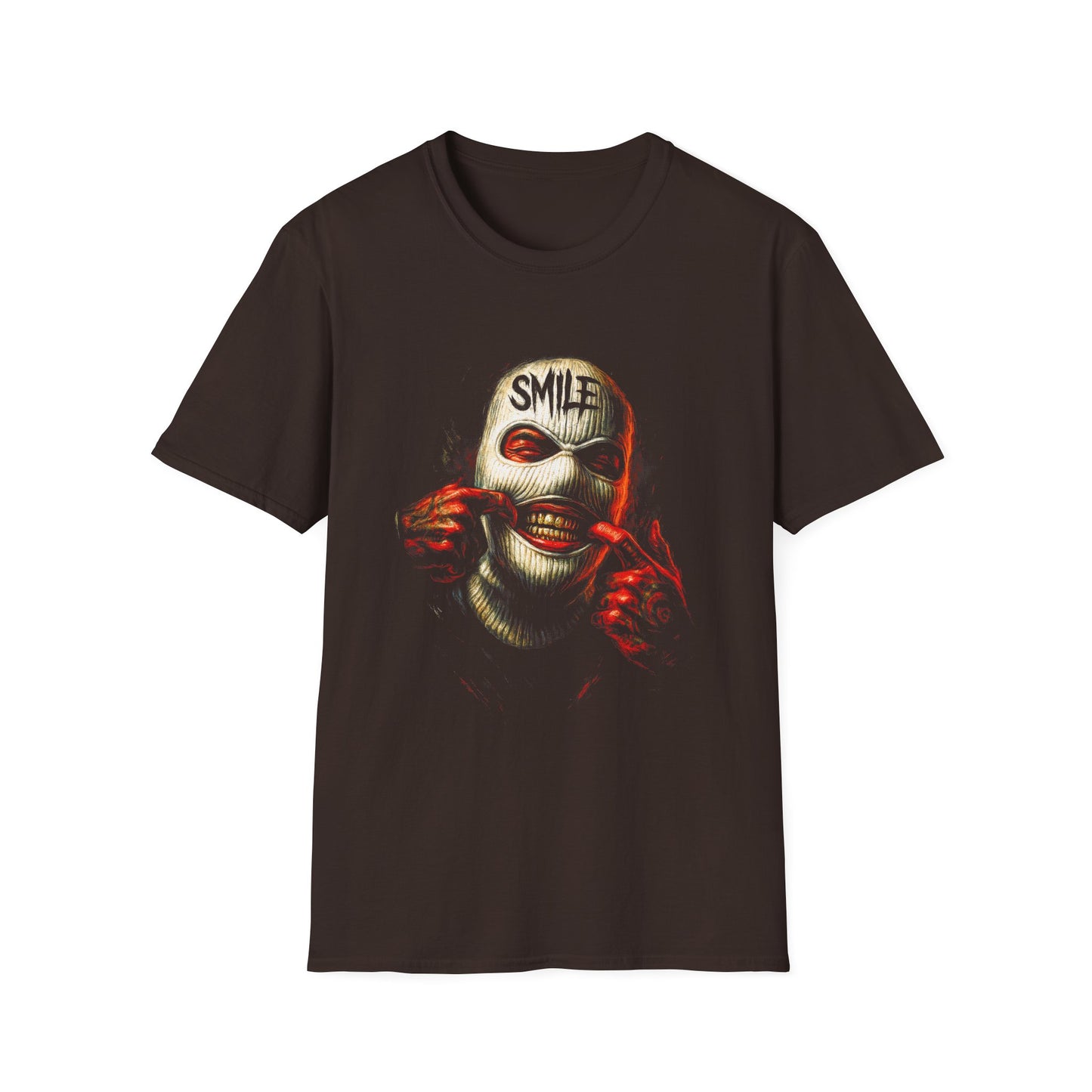 Horror Mask 'SMILE' Graphic T‑Shirt