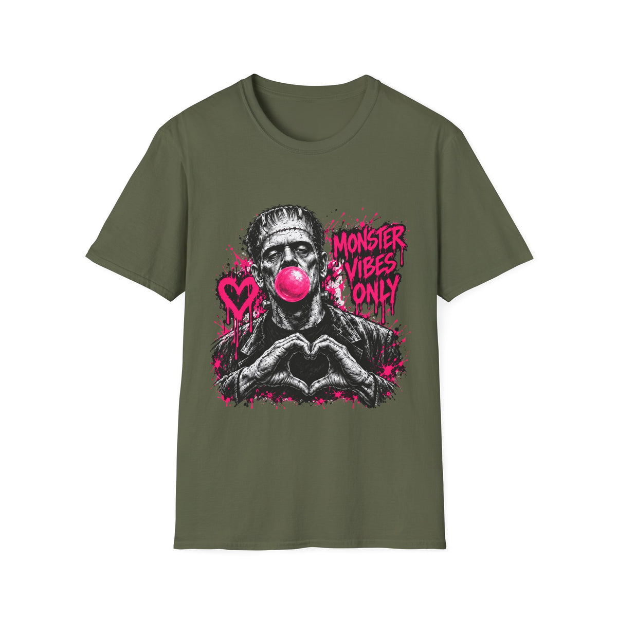 Monster Vibes Only Graphic T-Shirt