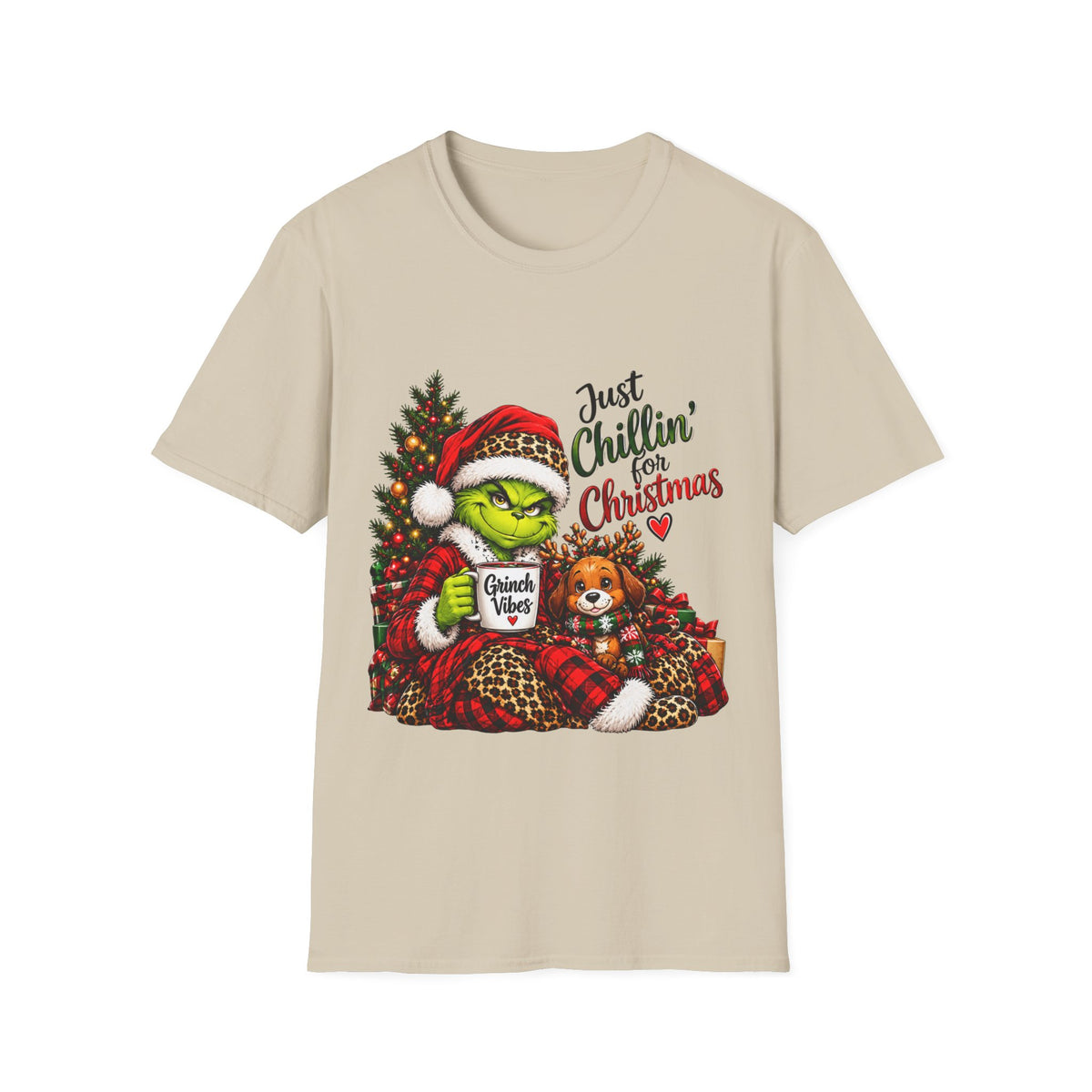 Just Chillin’ Christmas Grinch T-Shirt