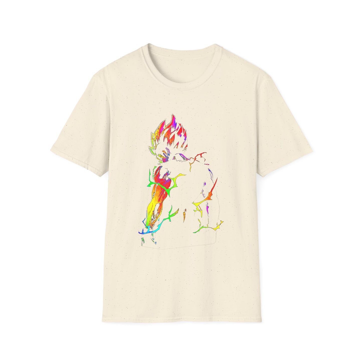 Colorful Anime Spirit Mode Unisex Softstyle T-Shirt - Perfect for Casual Wear & Gifts