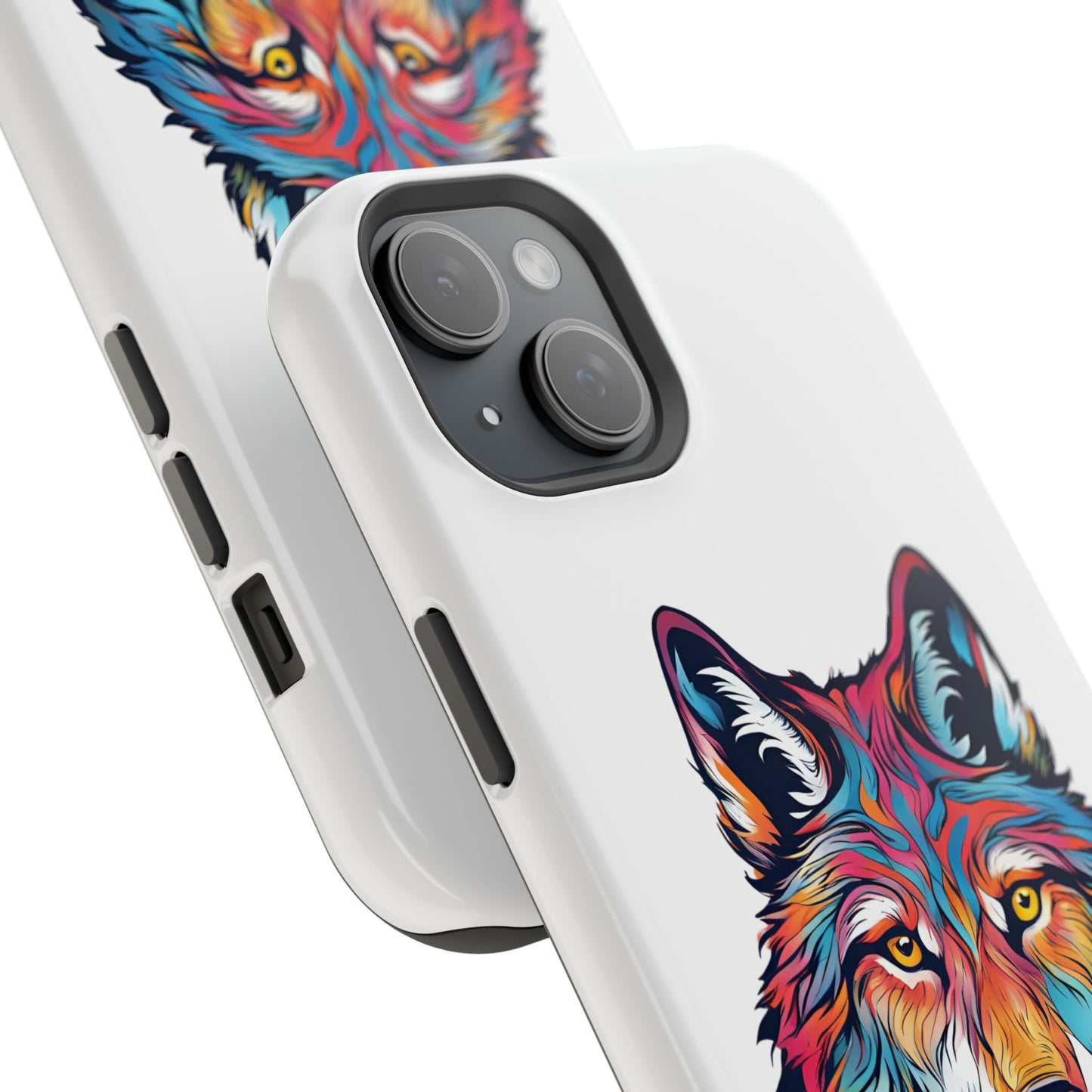 Wildly Colorful: Wolf Designs Phone Cases