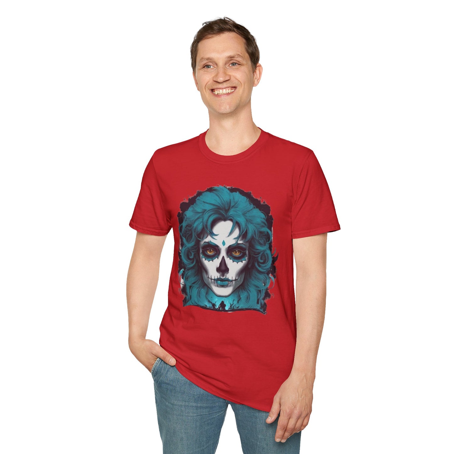 Day of the Dead Chic Skull Face Unisex Tee