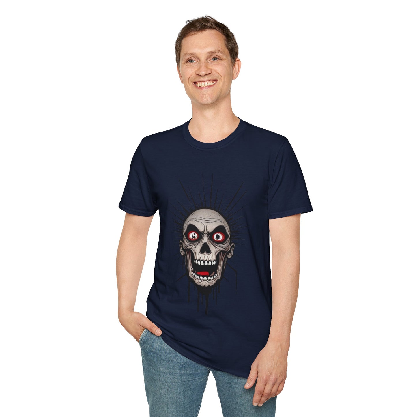 Screaming Skull Graphic Unisex Tee