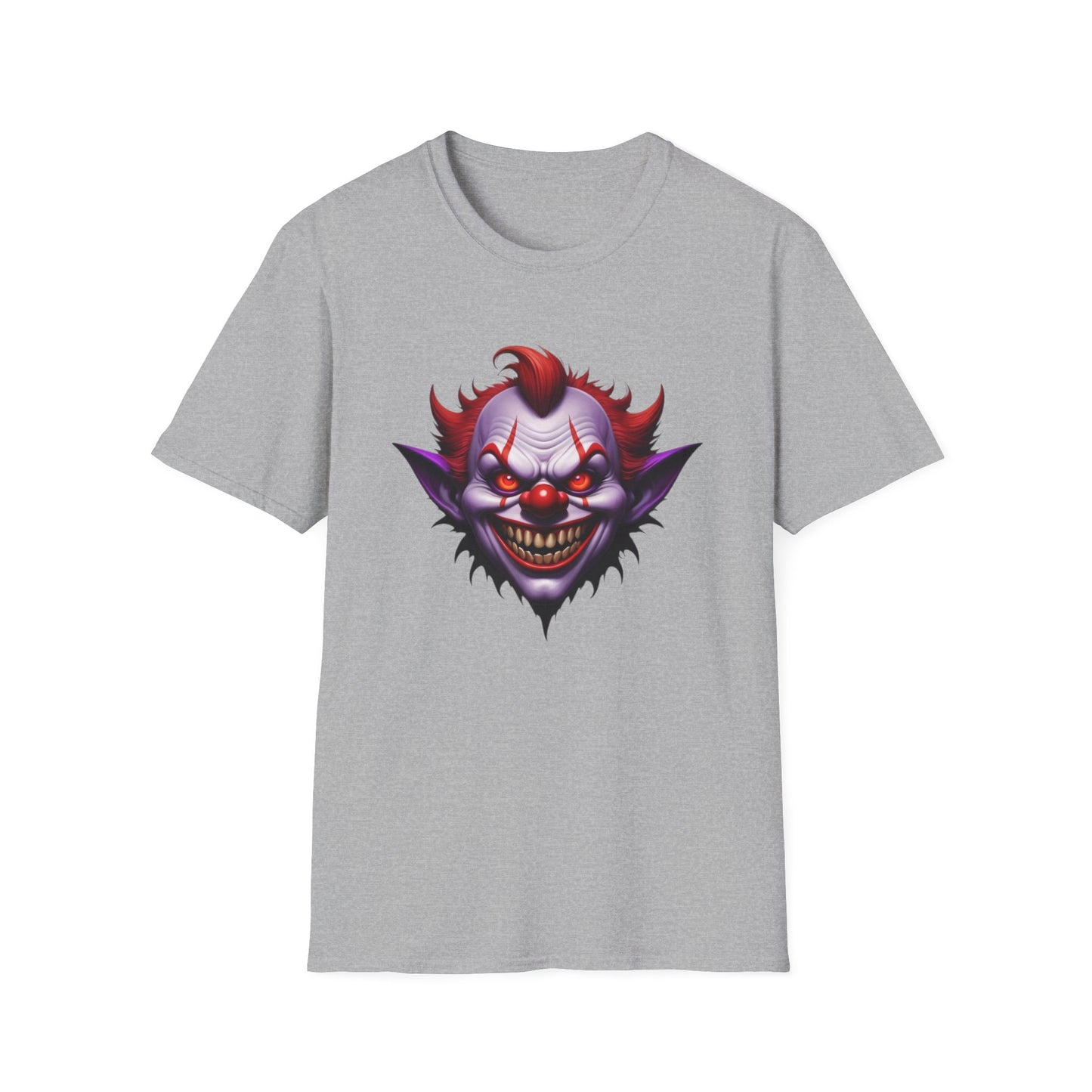 Evil Clown Graphic T-shirt