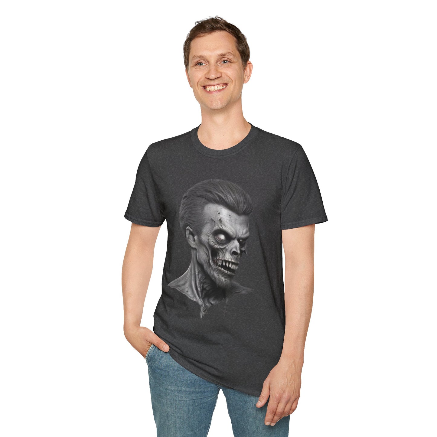 Creepy Undead Zombie Graphic Unisex Tee