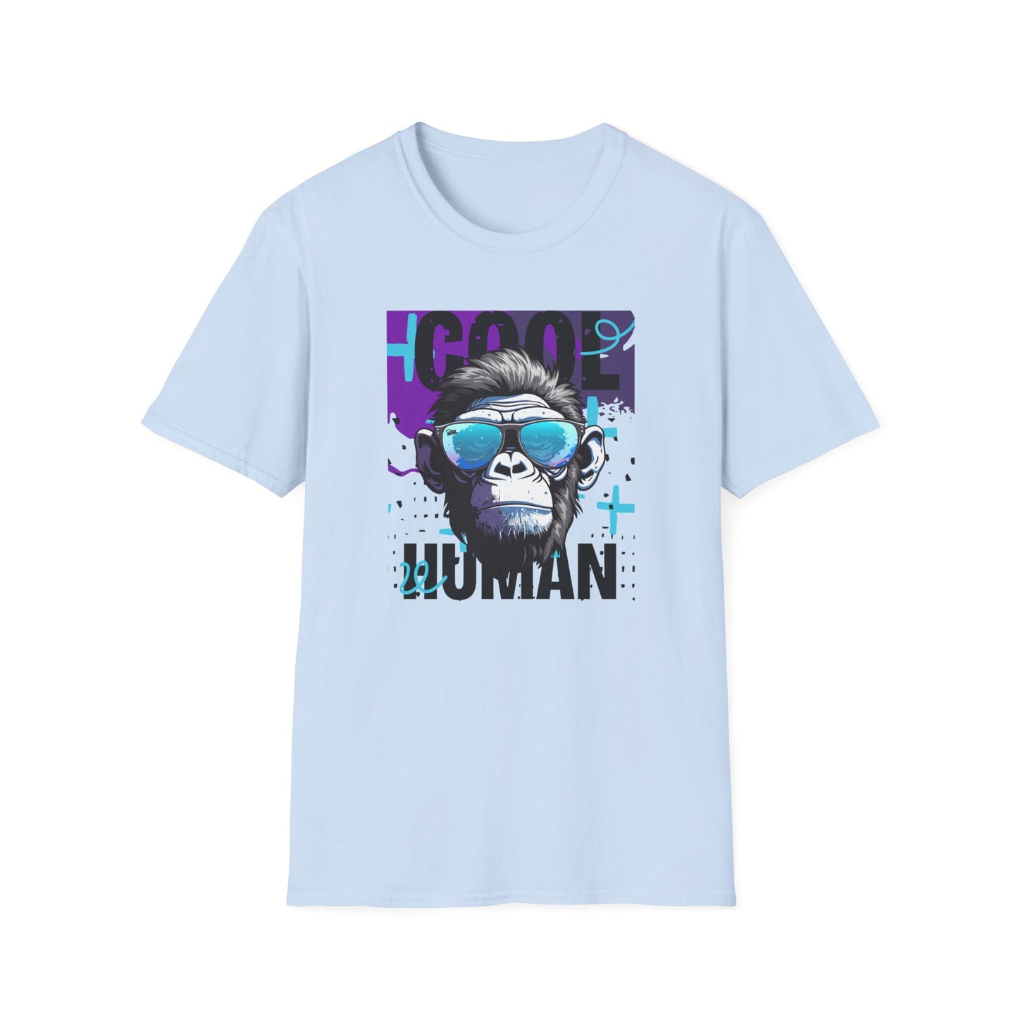 Cool Human Sassy Chimp in Shades Graphic Unisex T-Shirt