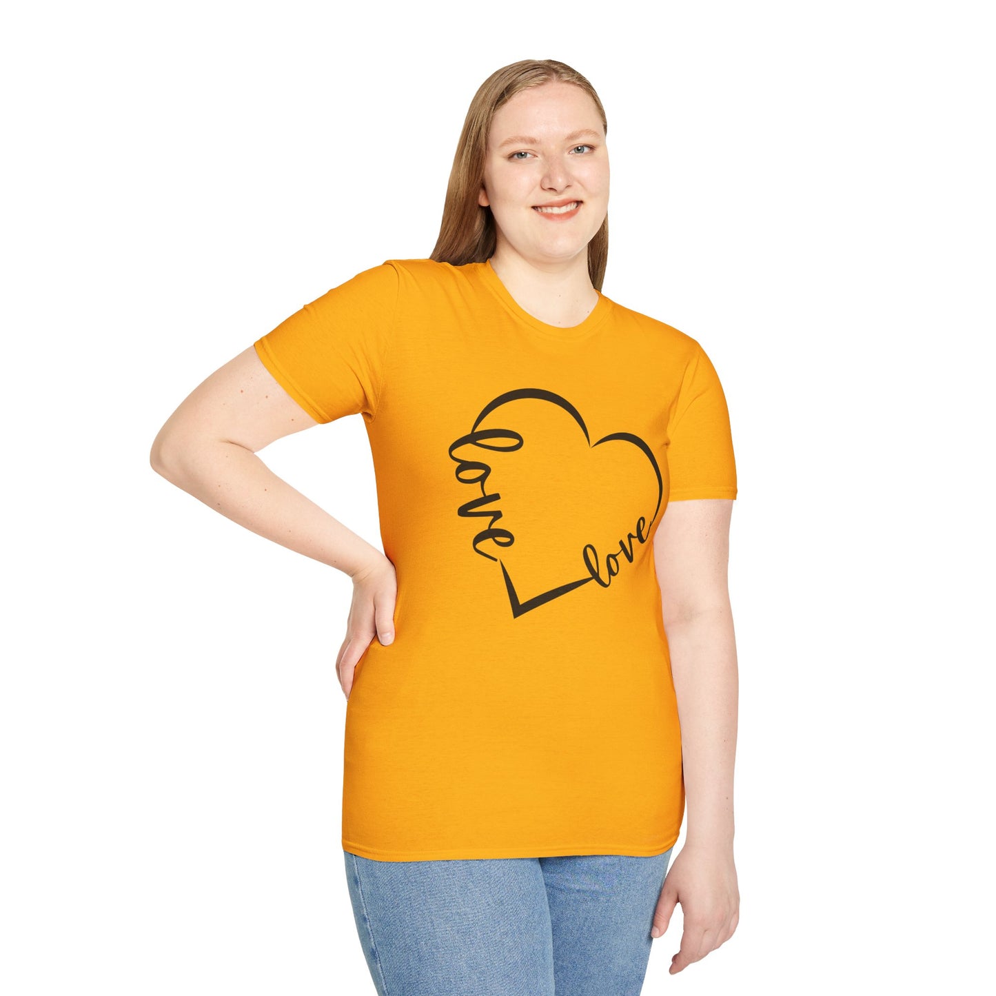 Love in Every Beat Heart Graphic Shirt