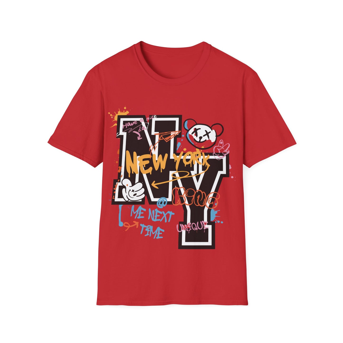 New York Graffiti NY Letter T-Shirt — Urban Street Art Tee