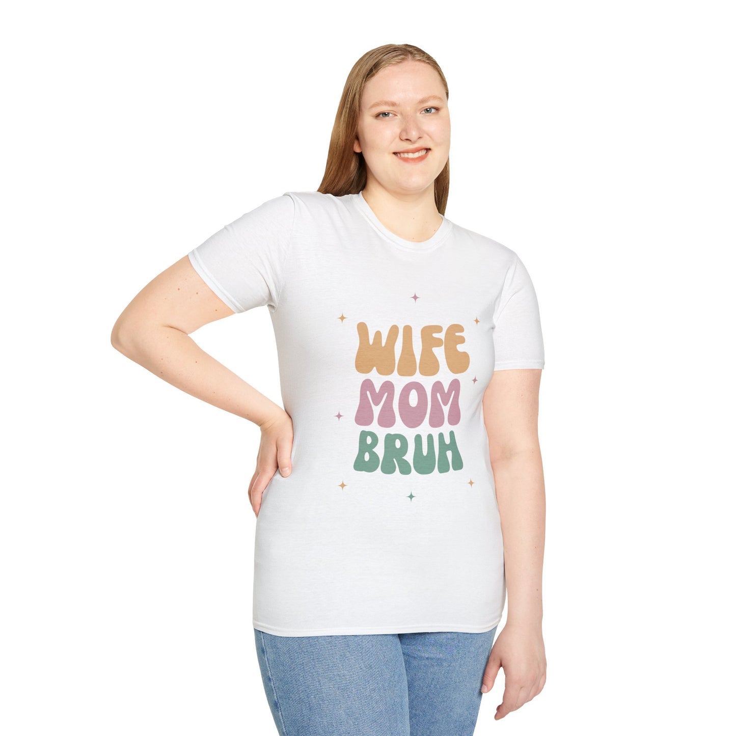 Wife Mom Bruh T-Shirt