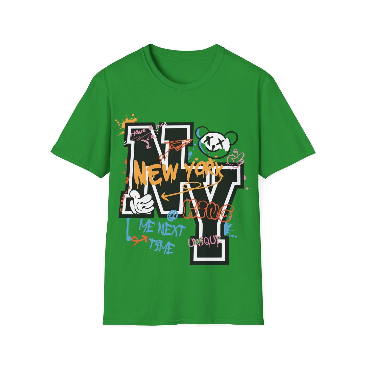 New York Graffiti NY Letter T-Shirt — Urban Street Art Tee