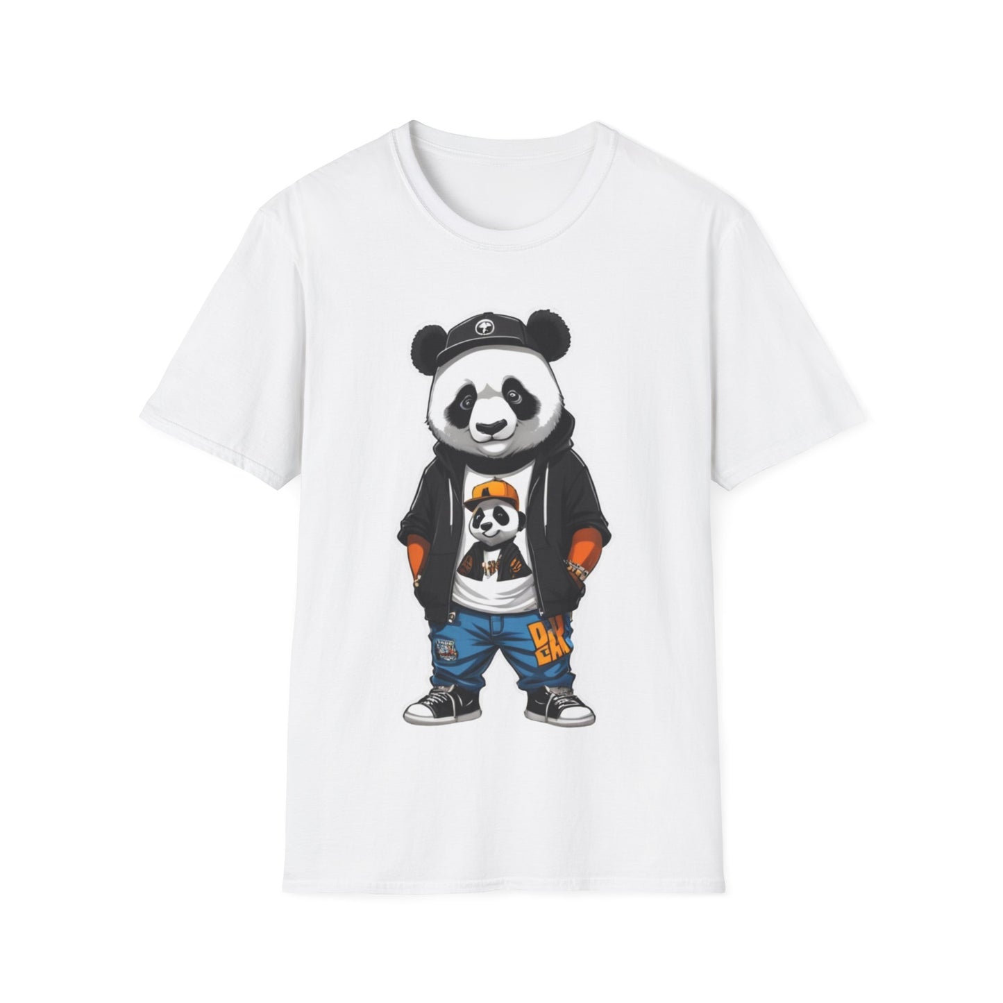 Panda Vibes Relaxed and Happy Unisex Tee