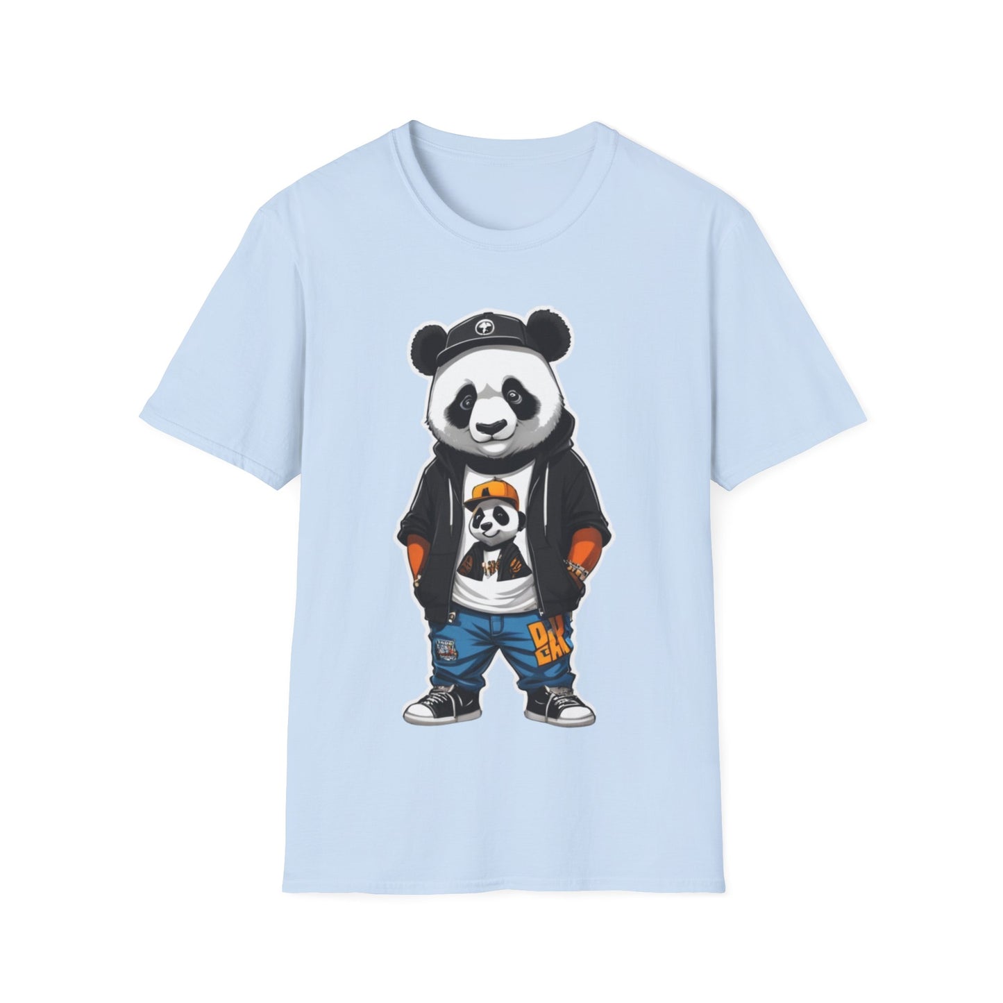 Panda Vibes Relaxed and Happy Unisex Tee