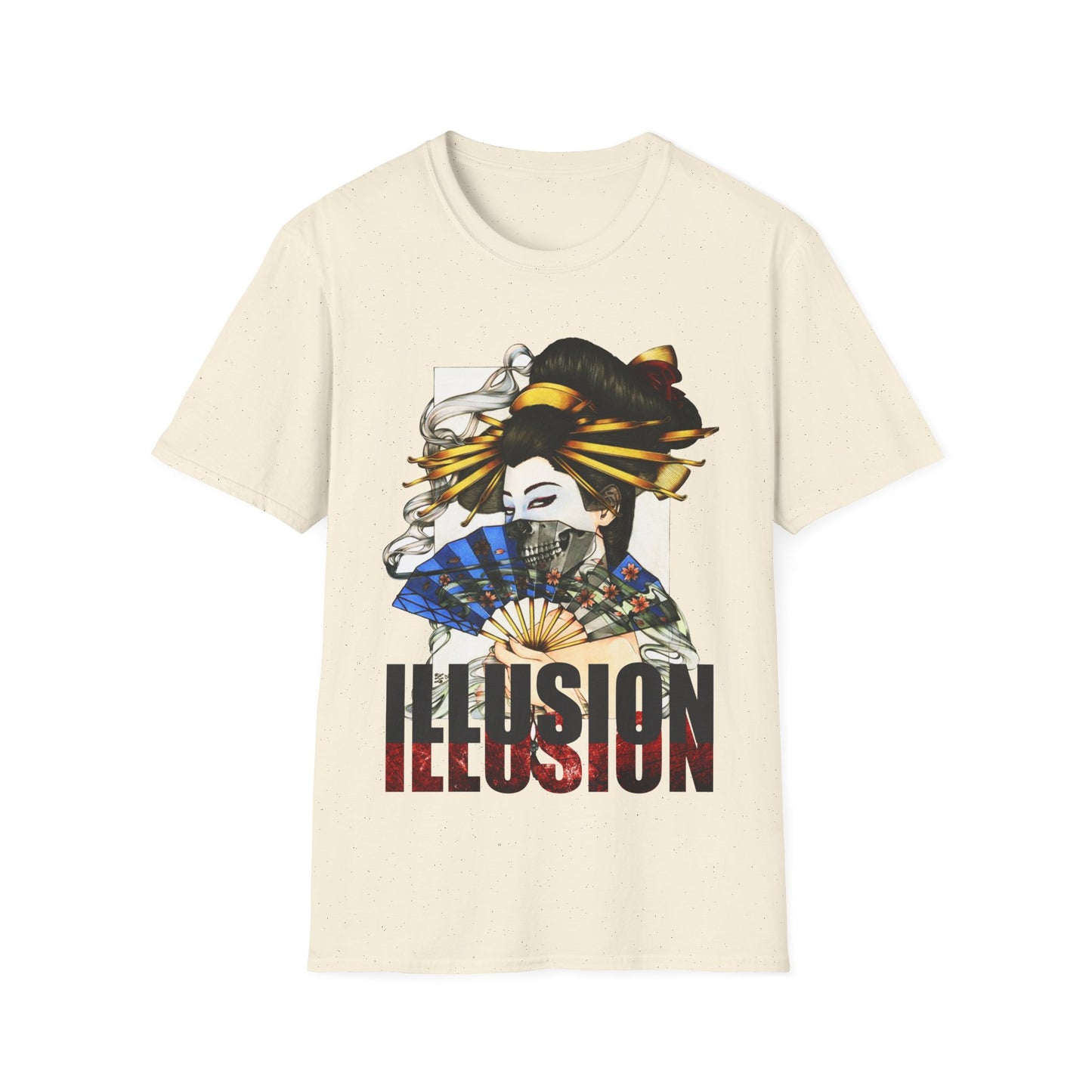 Illusion Geisha T-Shirt — Japanese Fan Art Tee