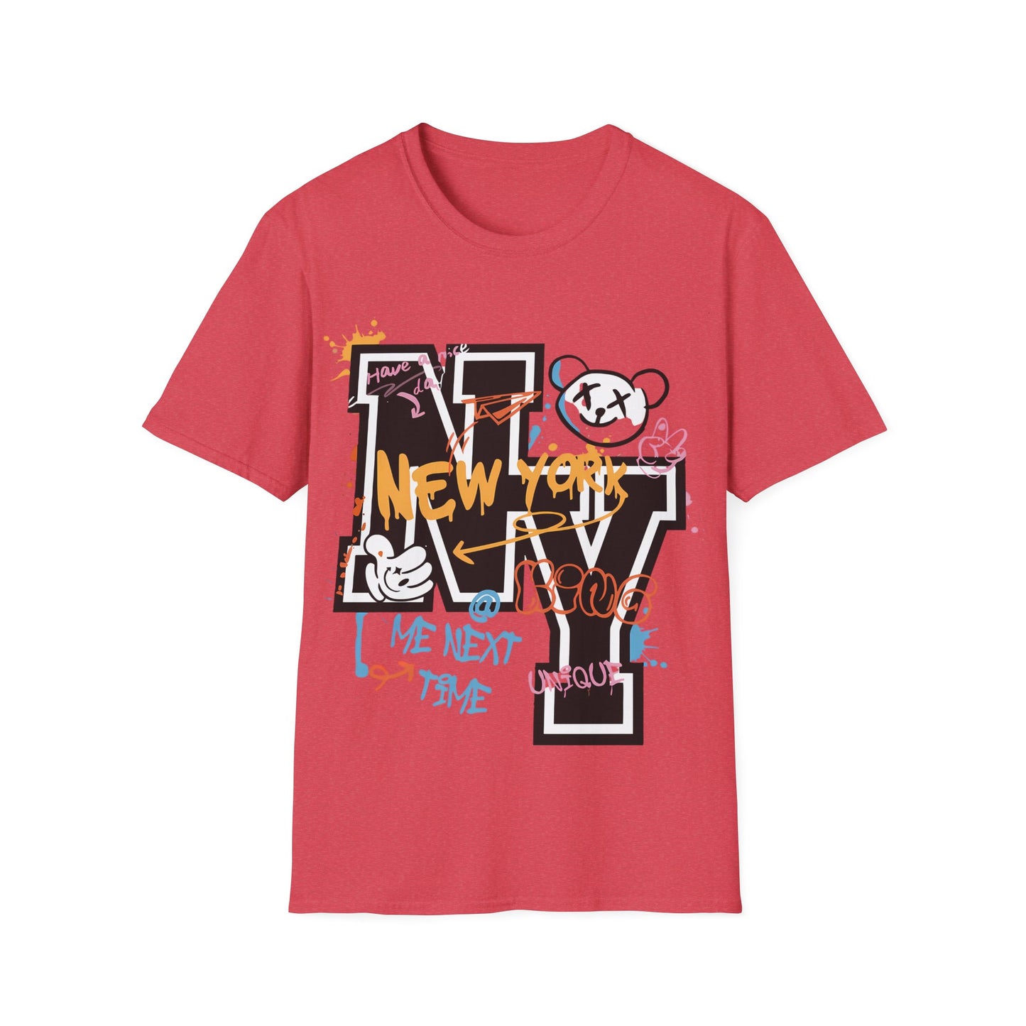 New York Graffiti NY Letter T-Shirt — Urban Street Art Tee