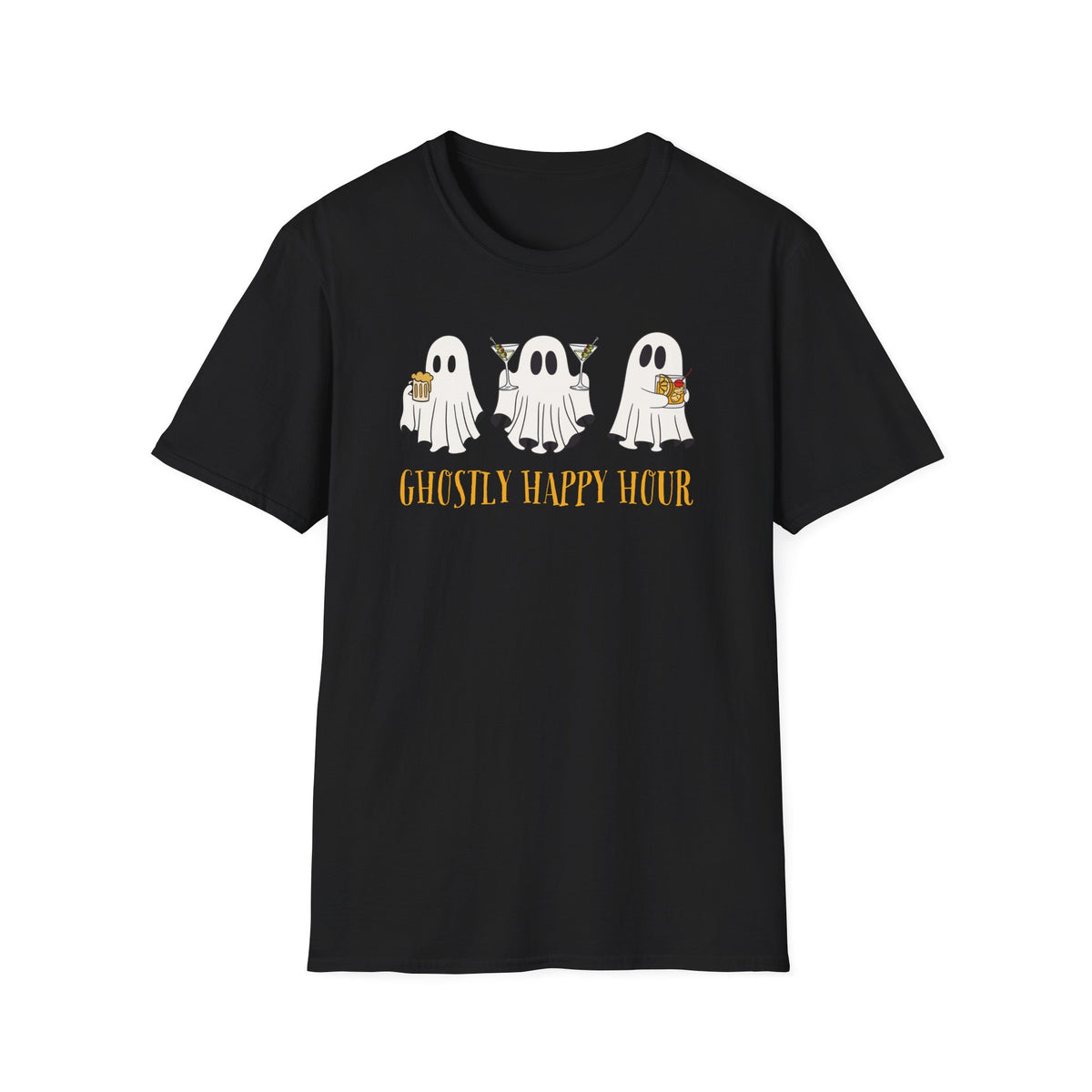 T-Shirt — Ghostly Happy Hour Graphic Tee