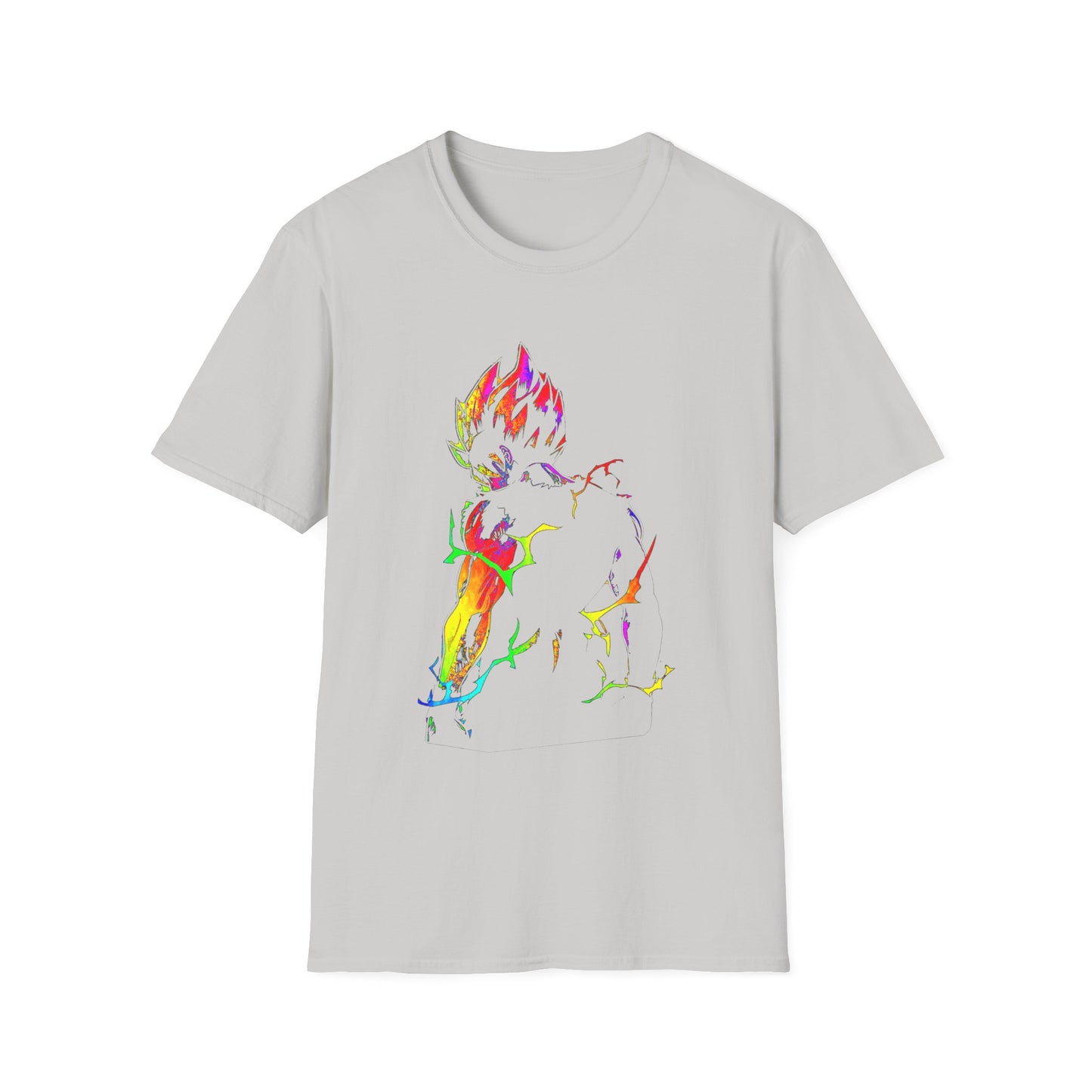 Colorful Anime Spirit Mode Unisex Softstyle T-Shirt - Perfect for Casual Wear & Gifts
