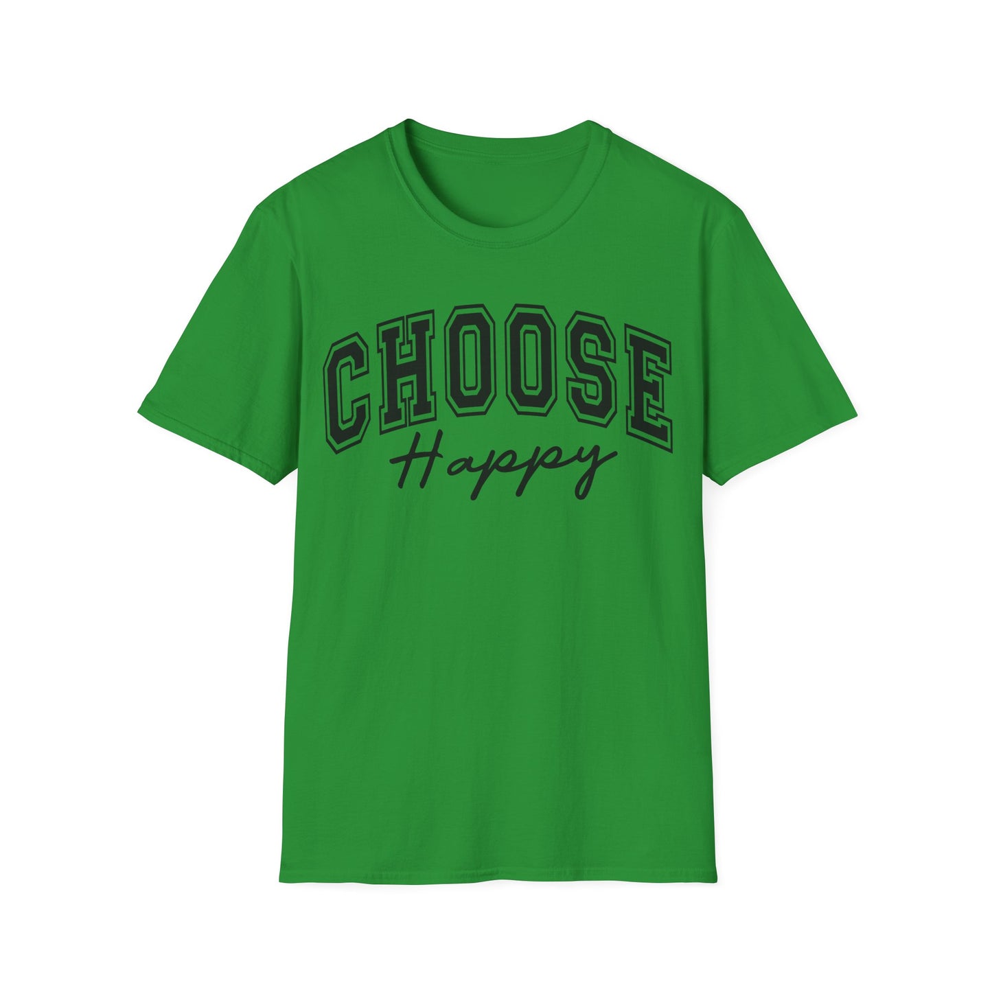 Choose Happy T-Shirt — Positive Message Graphic Tee