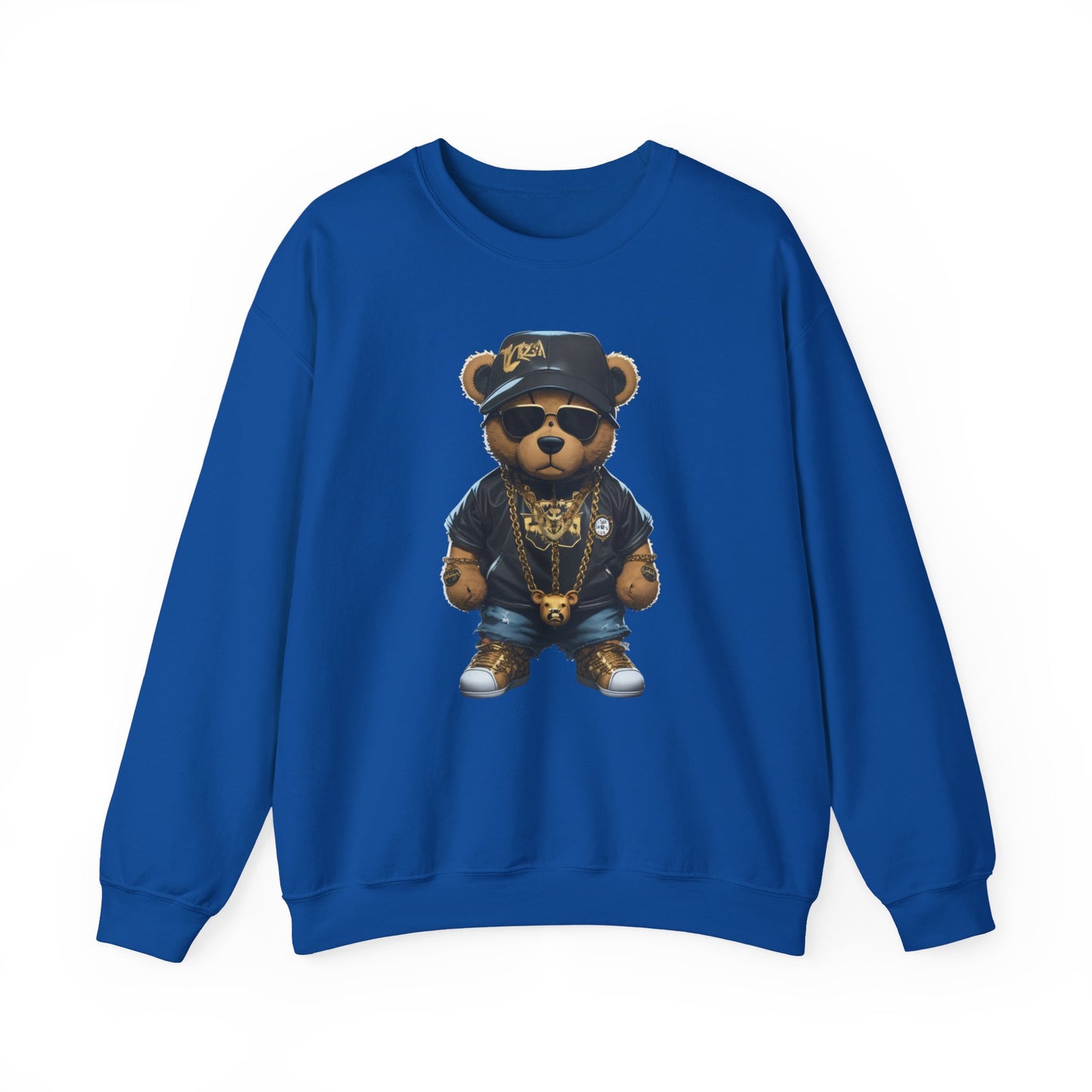 Blinged-Out Bear Graphic Sweatshirt