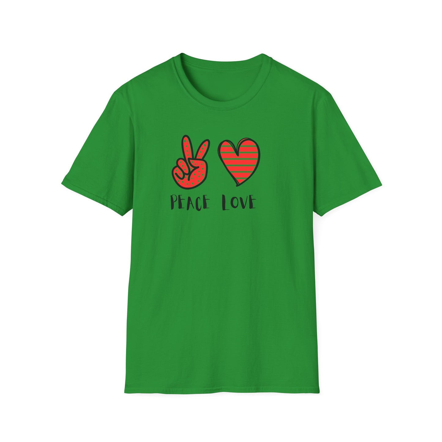 Peace and Love Graphic Unisex T-Shirt