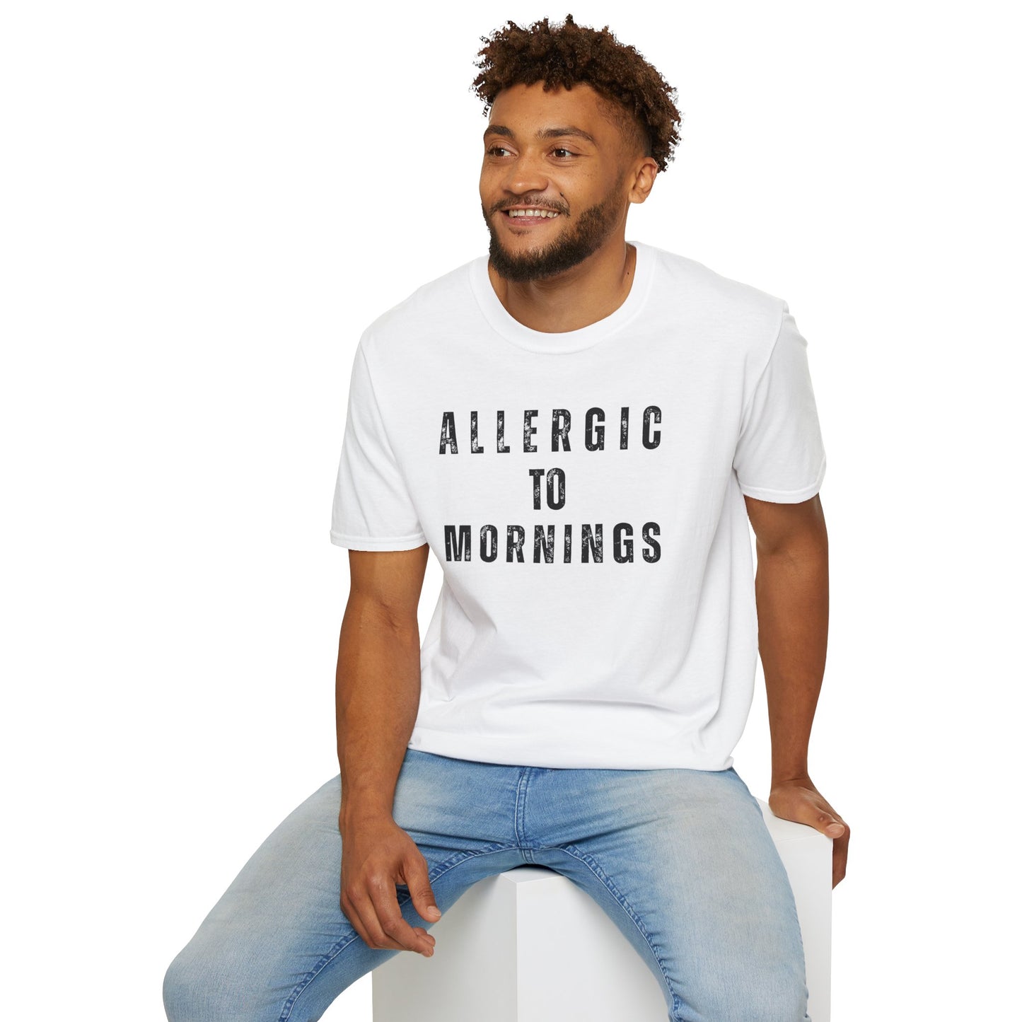 Allergic to Mornings Unisex Tee