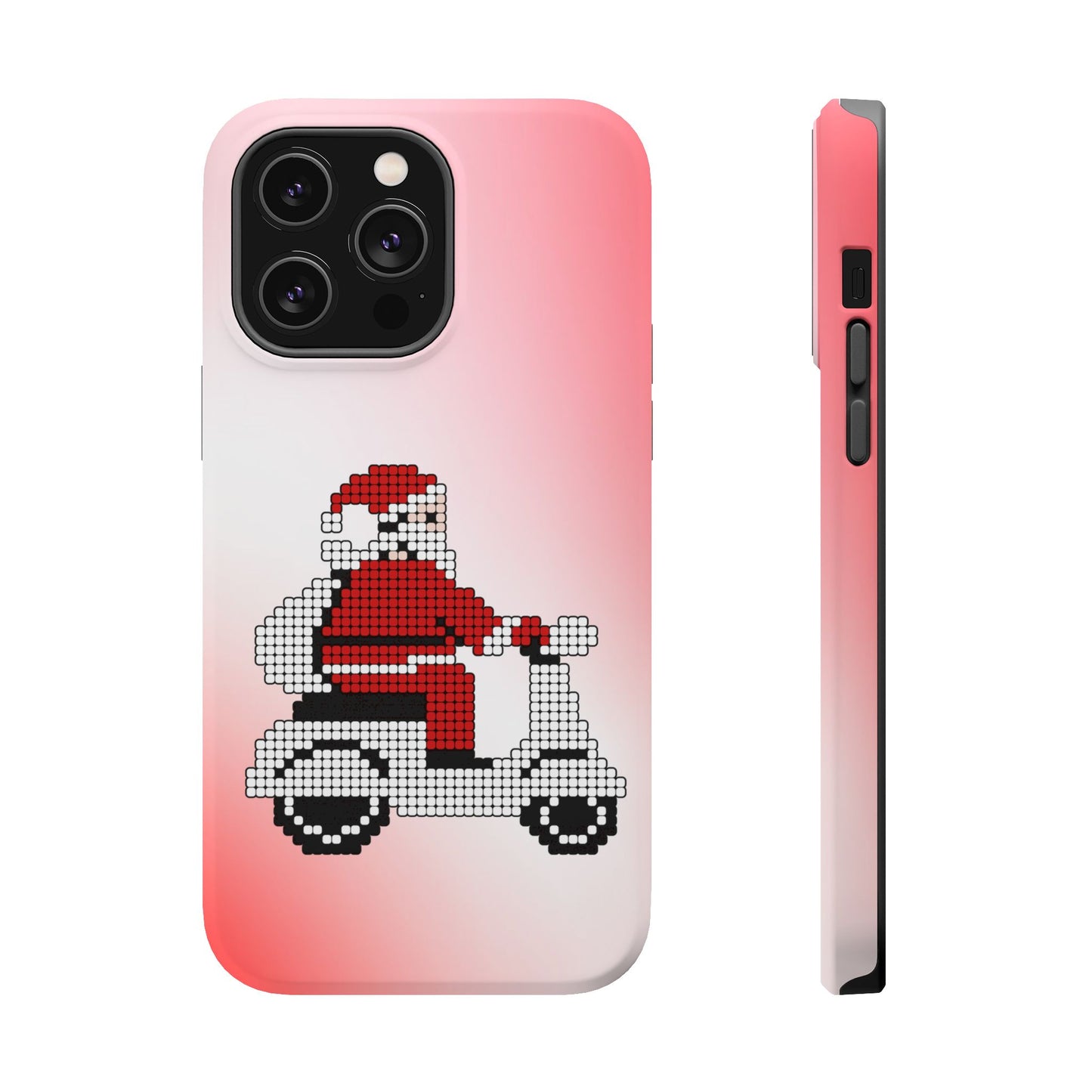 Sleighin' It: Santa's Motorcycle Journey Phone Case