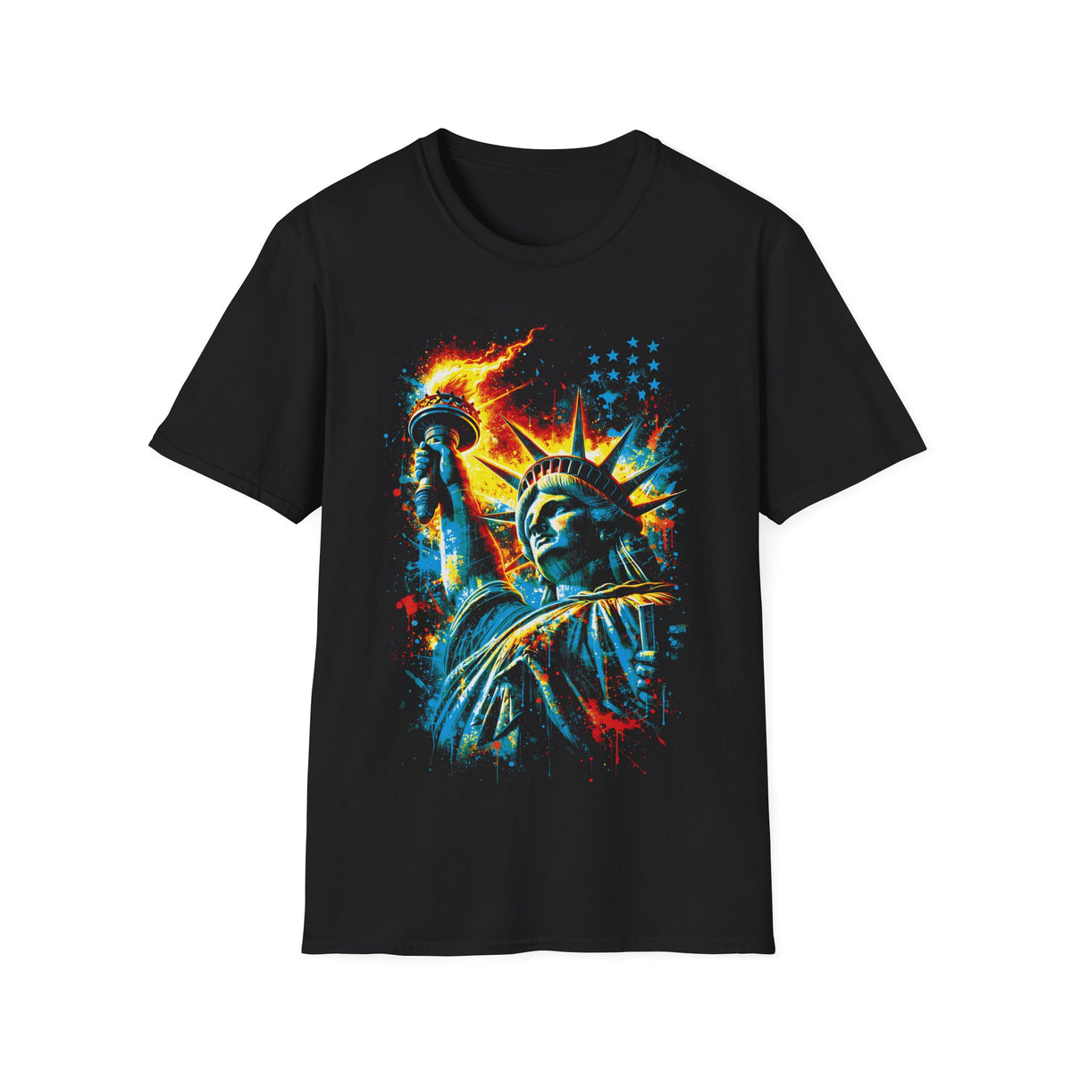 Statue of Liberty Graphic T-Shirt – Patriotic New York Travel Shirt