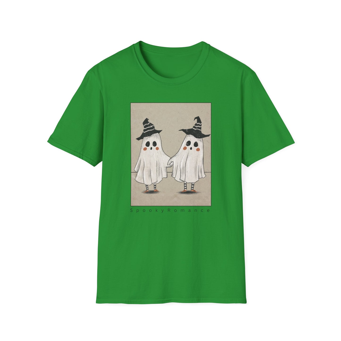 Spooky Romance Ghosts Together Unisex T-Shirt,