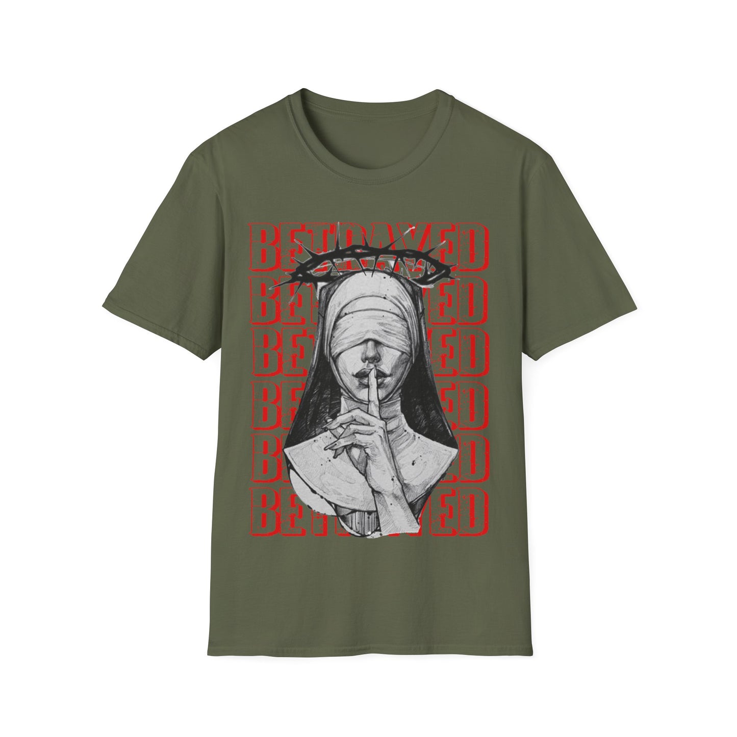 Whispers of Betrayal Dark Nun Graphic Unisex Tee