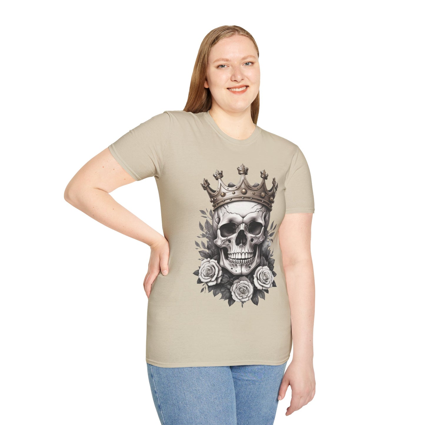 Royal Rebellion King Skull Unisex Tee