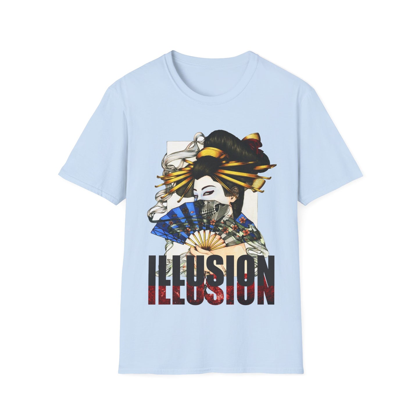 Illusion Geisha T-Shirt — Japanese Fan Art Tee