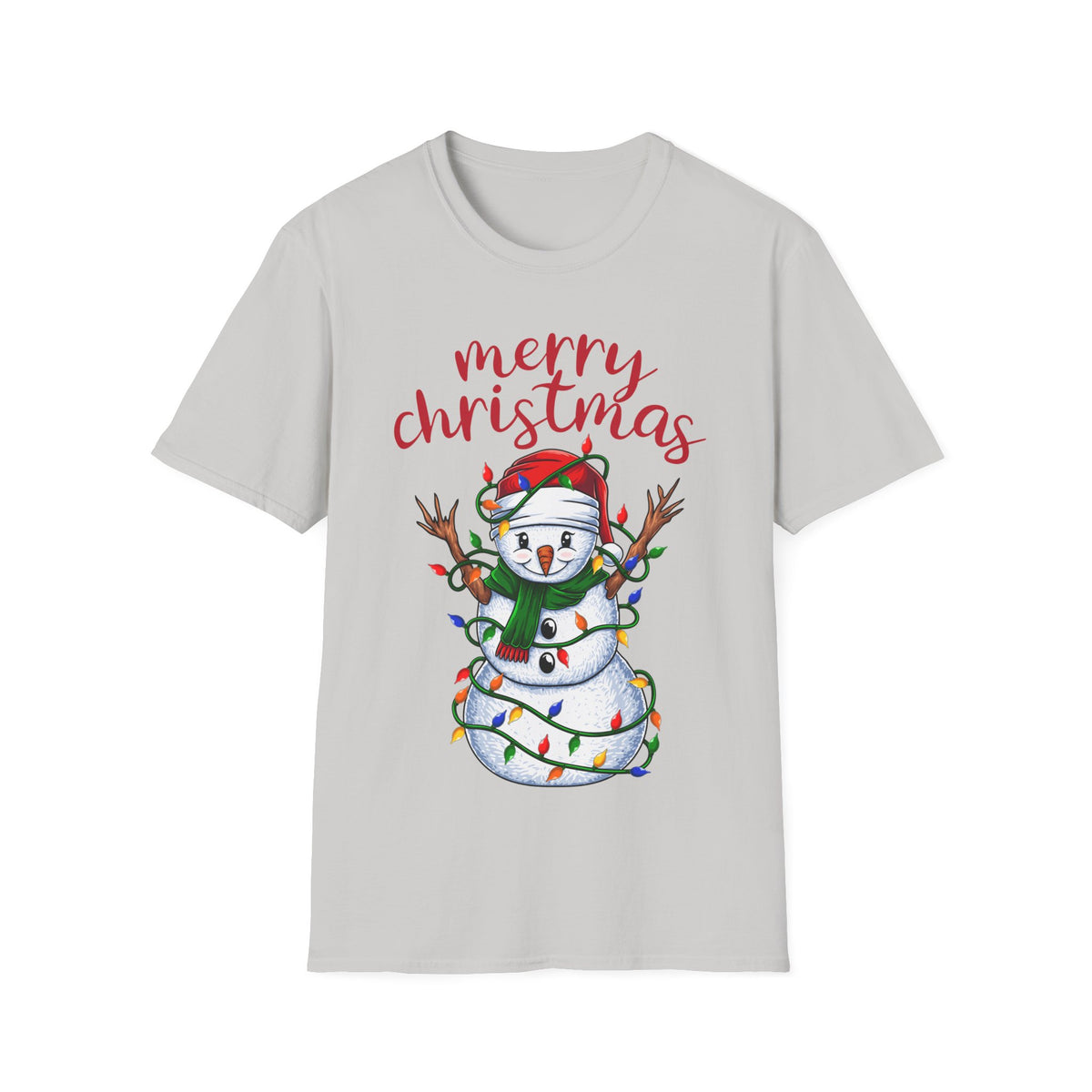Merry Christmas Snowman Tee