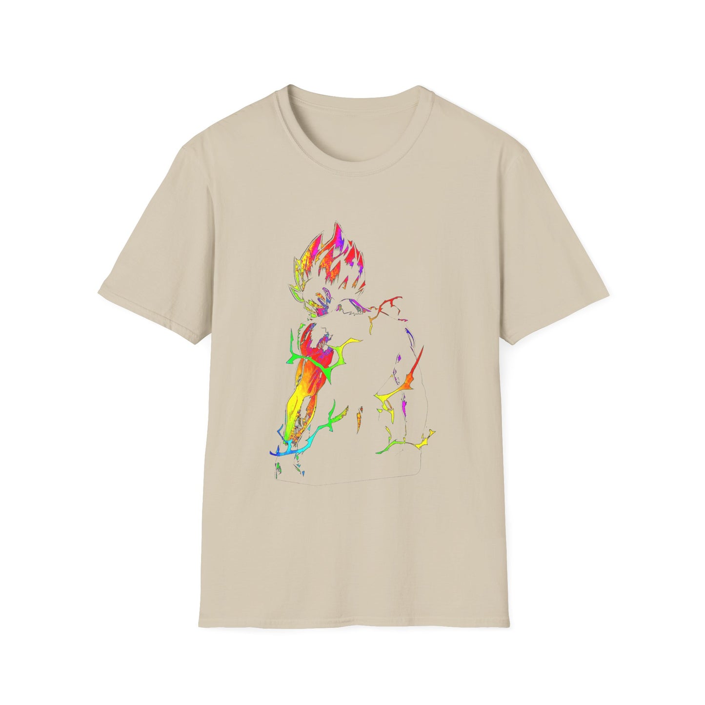 Colorful Anime Spirit Mode Unisex Softstyle T-Shirt - Perfect for Casual Wear & Gifts