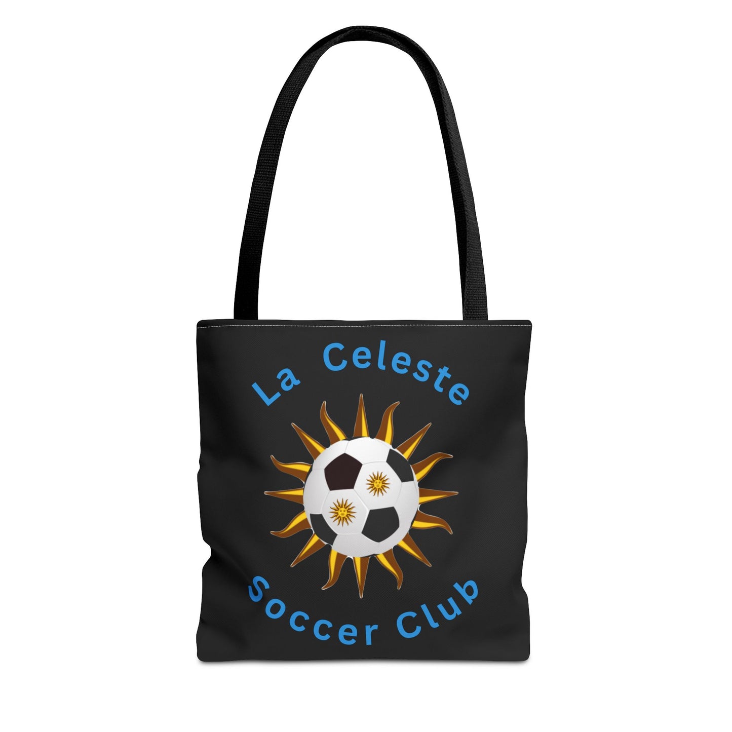 La Celeste S.C. Black Tote Bag | Más que un club una Familia!