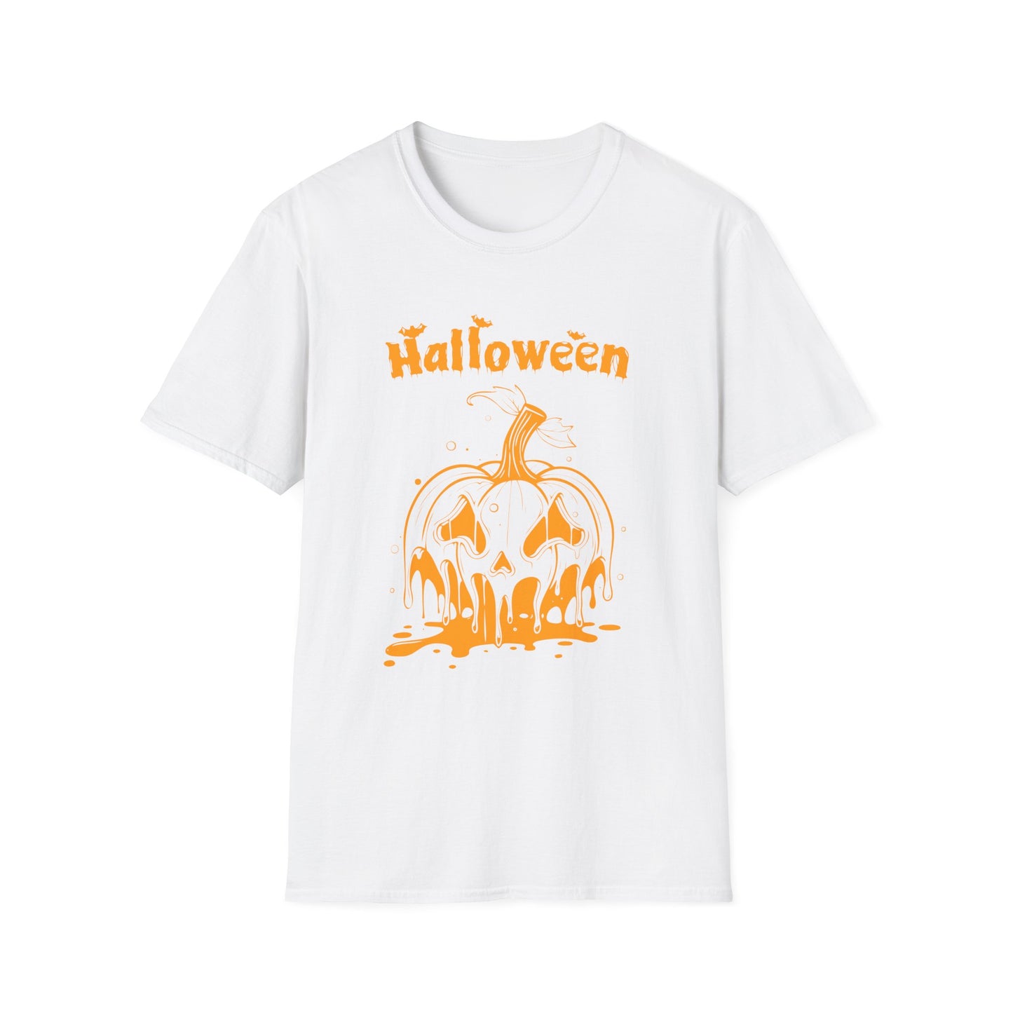 Halloween Dripping Pumpkin Unisex T-Shirt