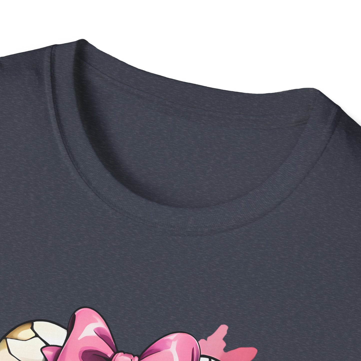 Skull Girl Graphic T-Shirt — Pink Bow Punk Skull Tee