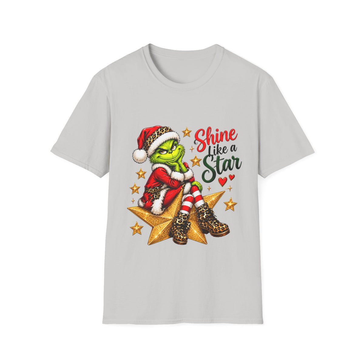 Shine Like a Star Grinch Christmas T-Shirt