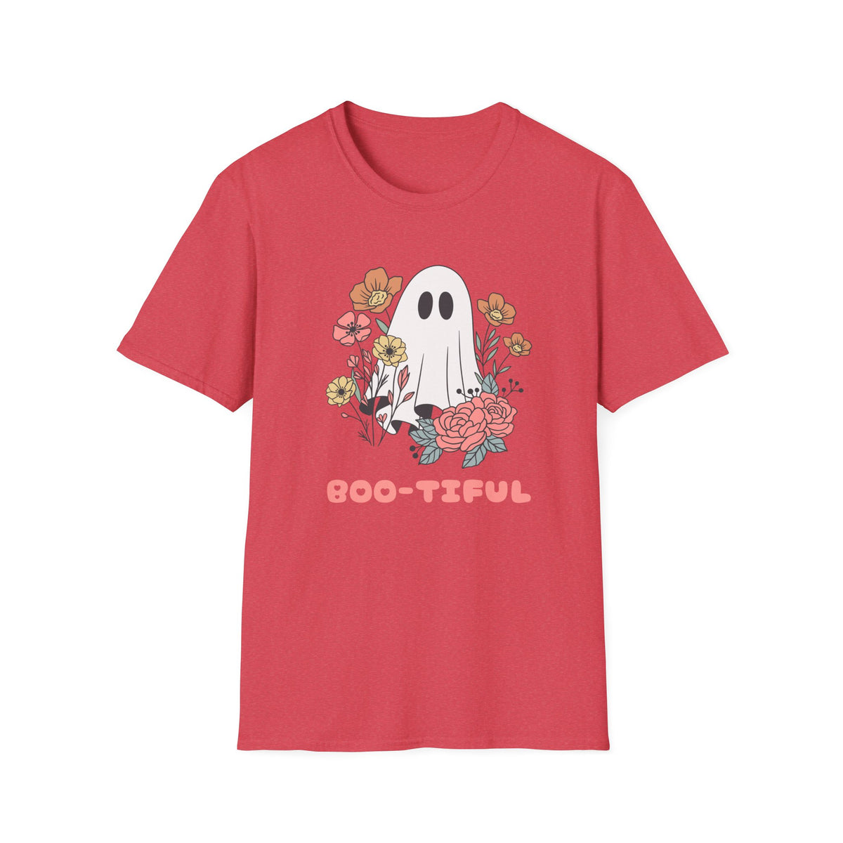 Boo-teful Ghost Floral T-Shirt