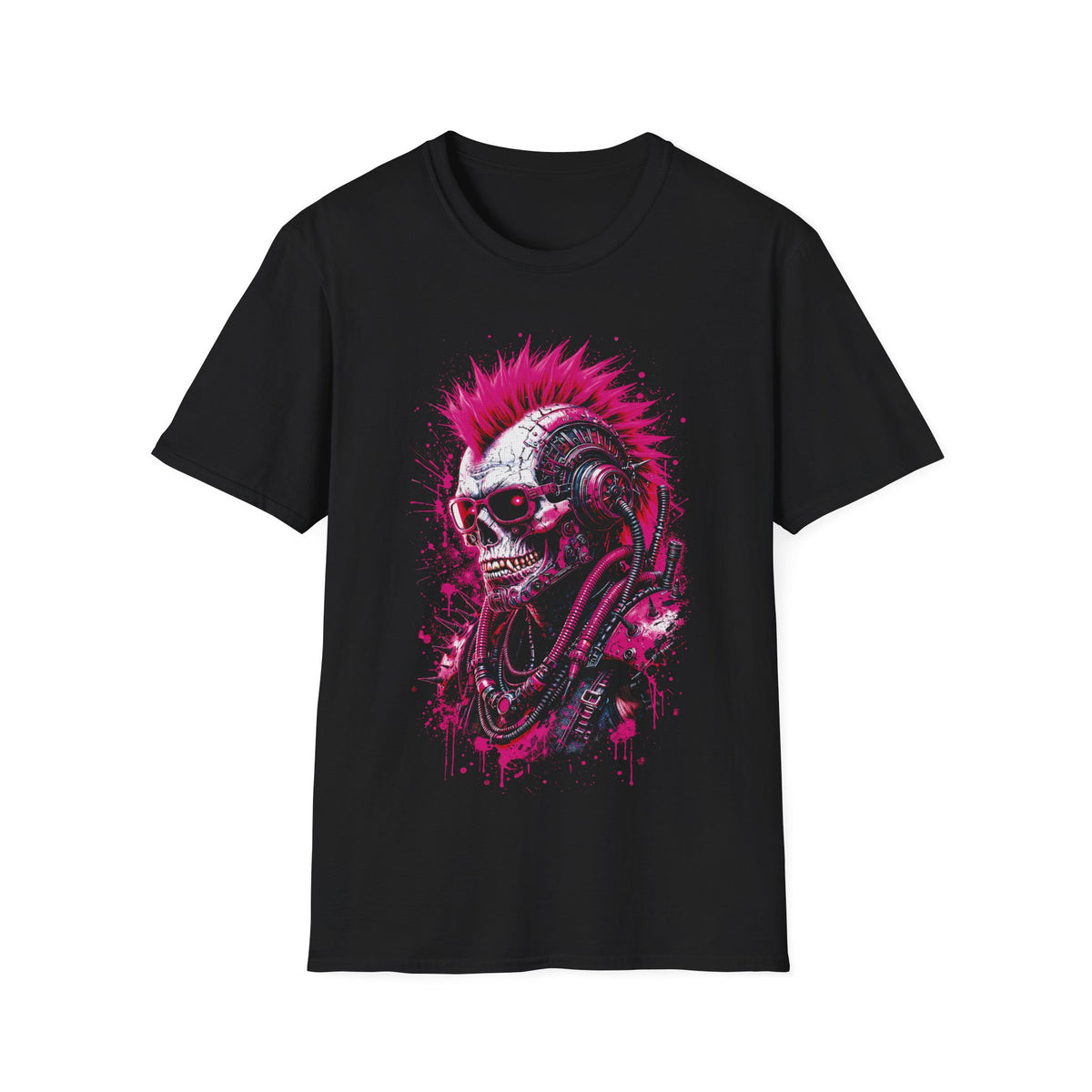 Cyberpunk Skull Punk T-Shirt