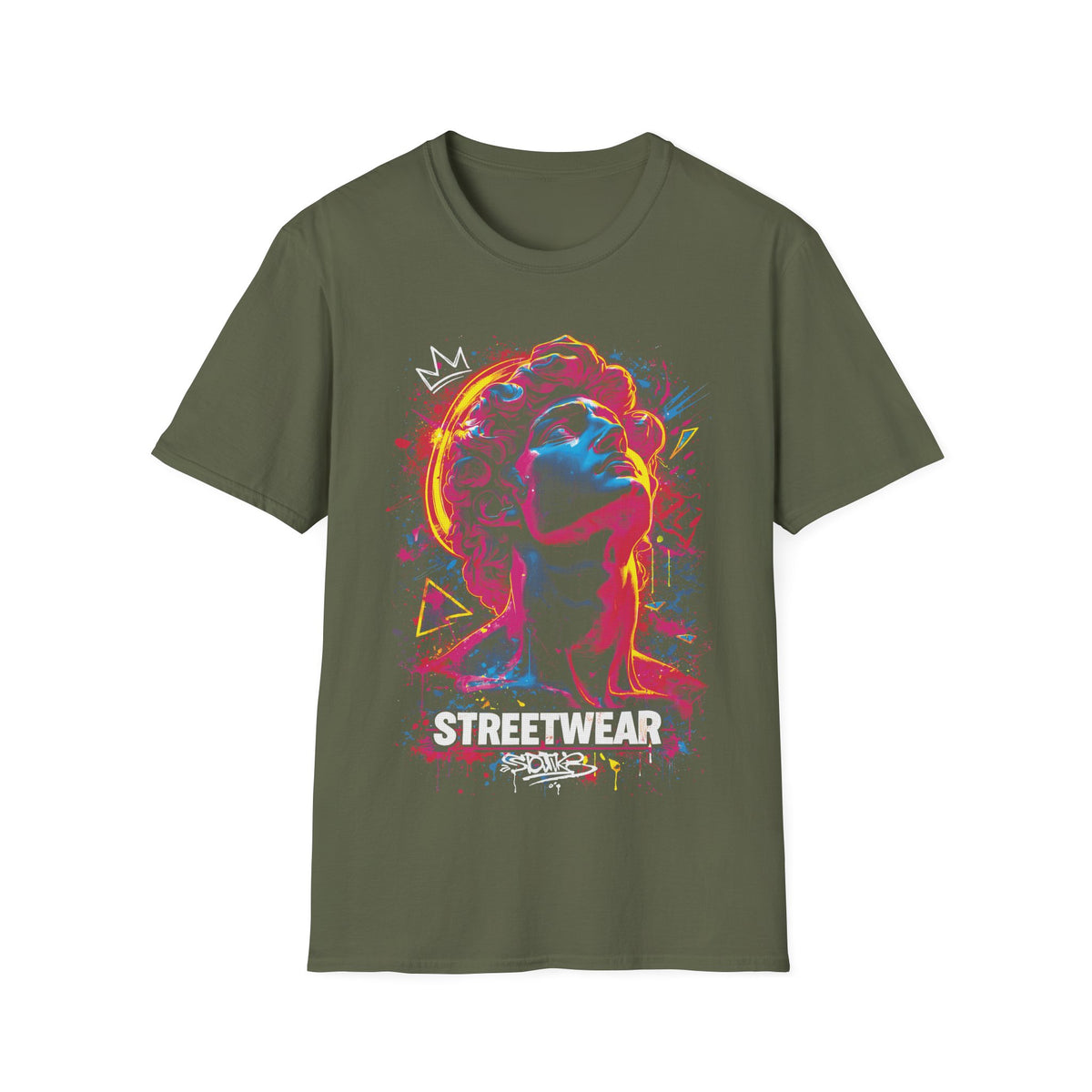 Streetwear Colorful Pop Art Portrait T-Shirt