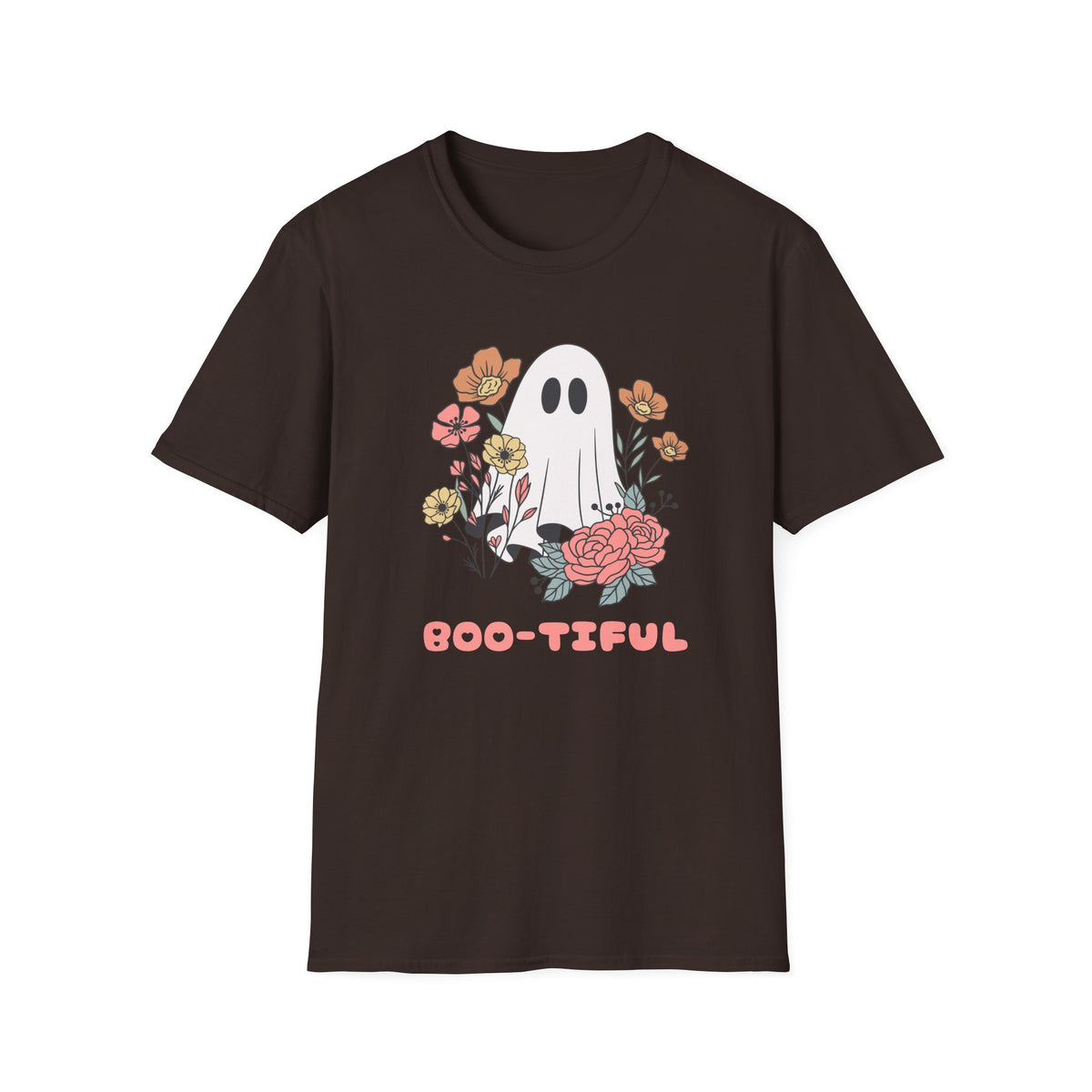 Boo-teful Ghost Floral T-Shirt