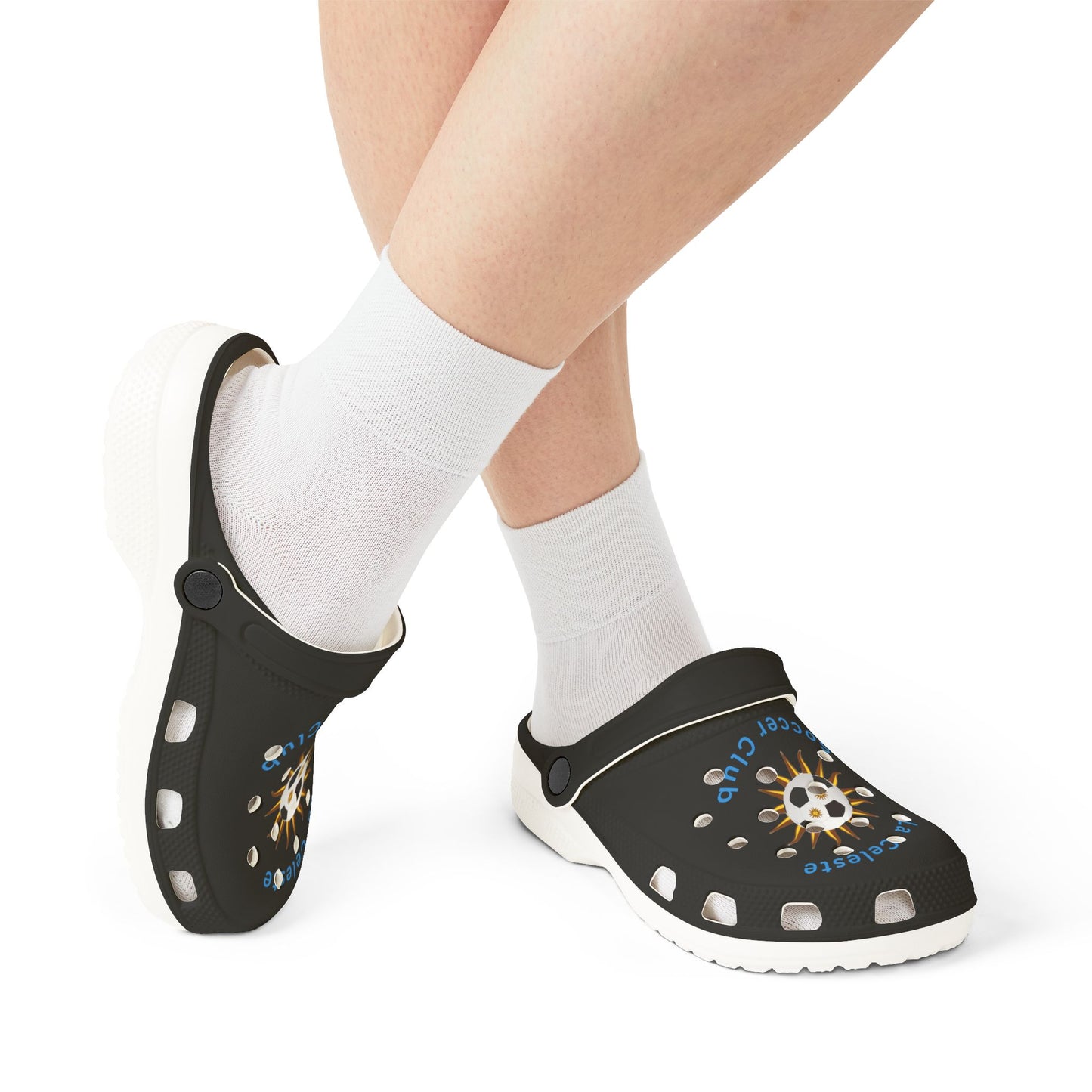 La Celeste S.C. Unisex  Shoes, Sporty Summer Sandals, Stylish Outdoor Footwear, Perfect for Soccer Practice